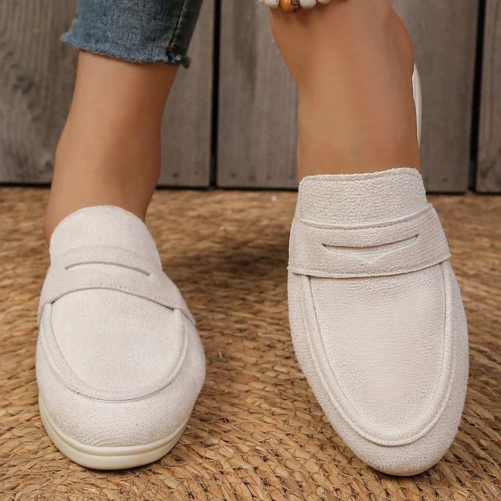 Round Toe Slip-Ons