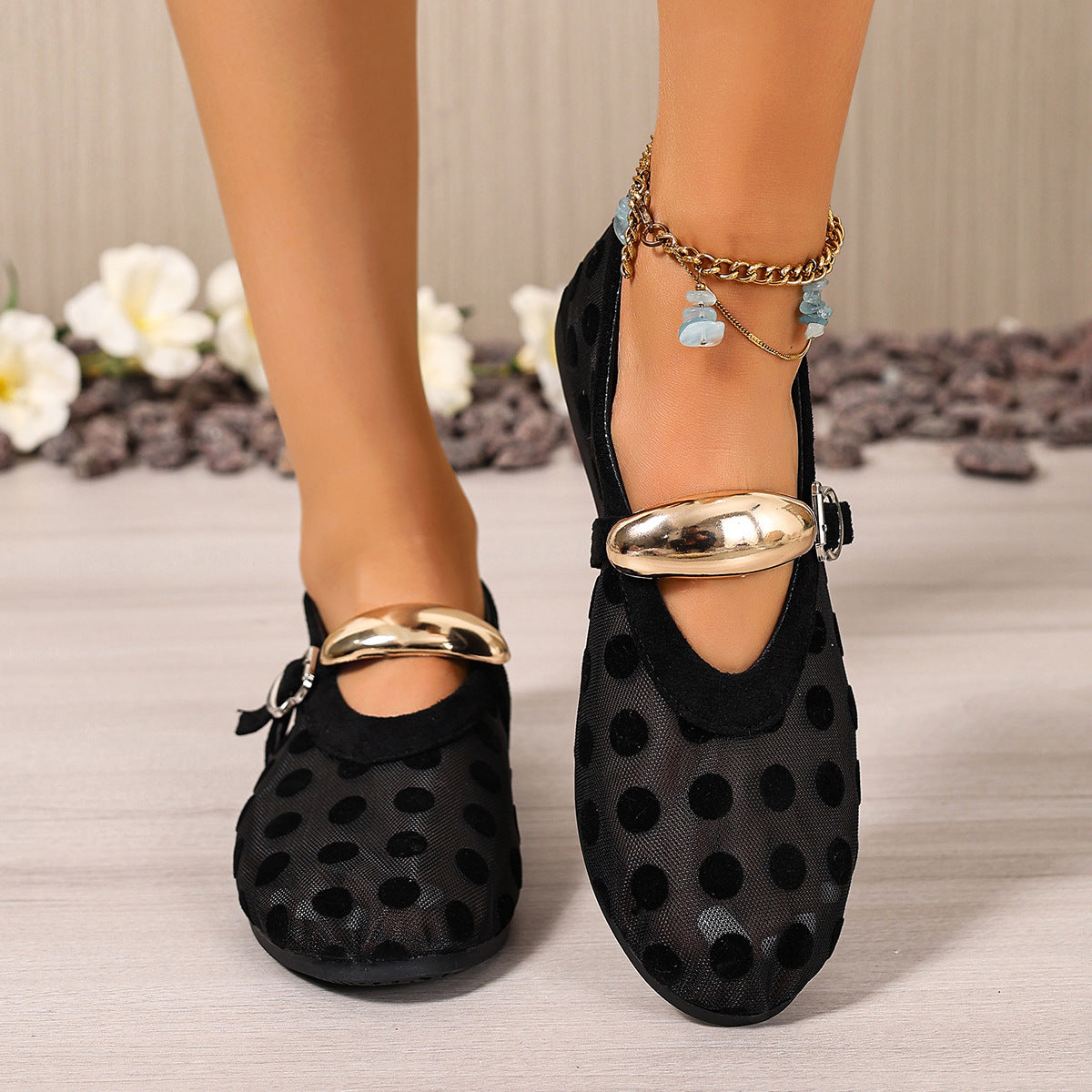 Polka Dot Slip-Ons
