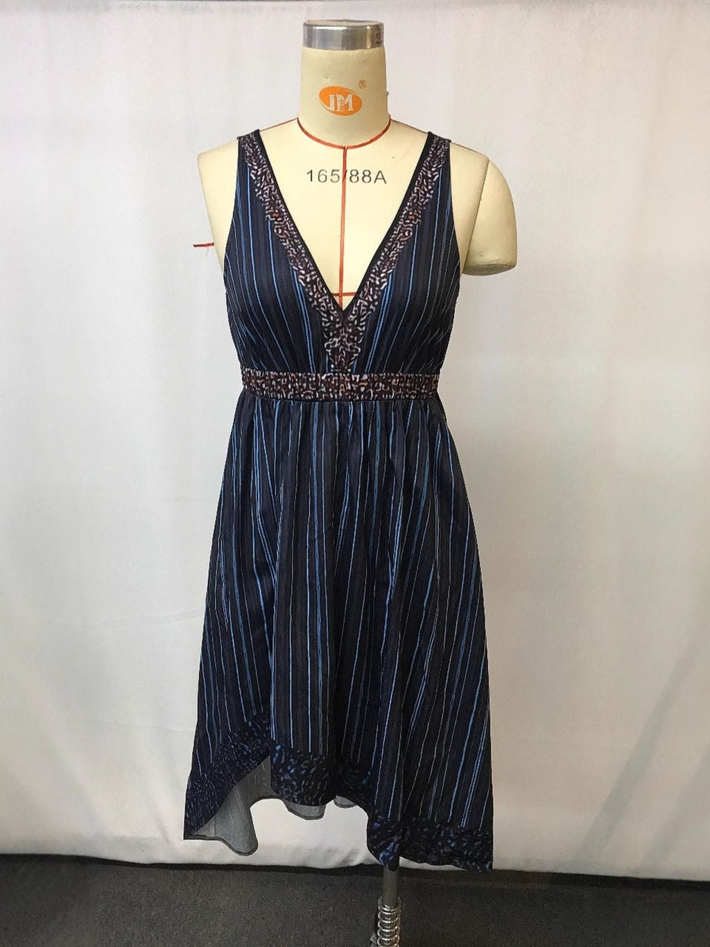 Full Size V-Neck Sleeveless Mini Dress Plus Size