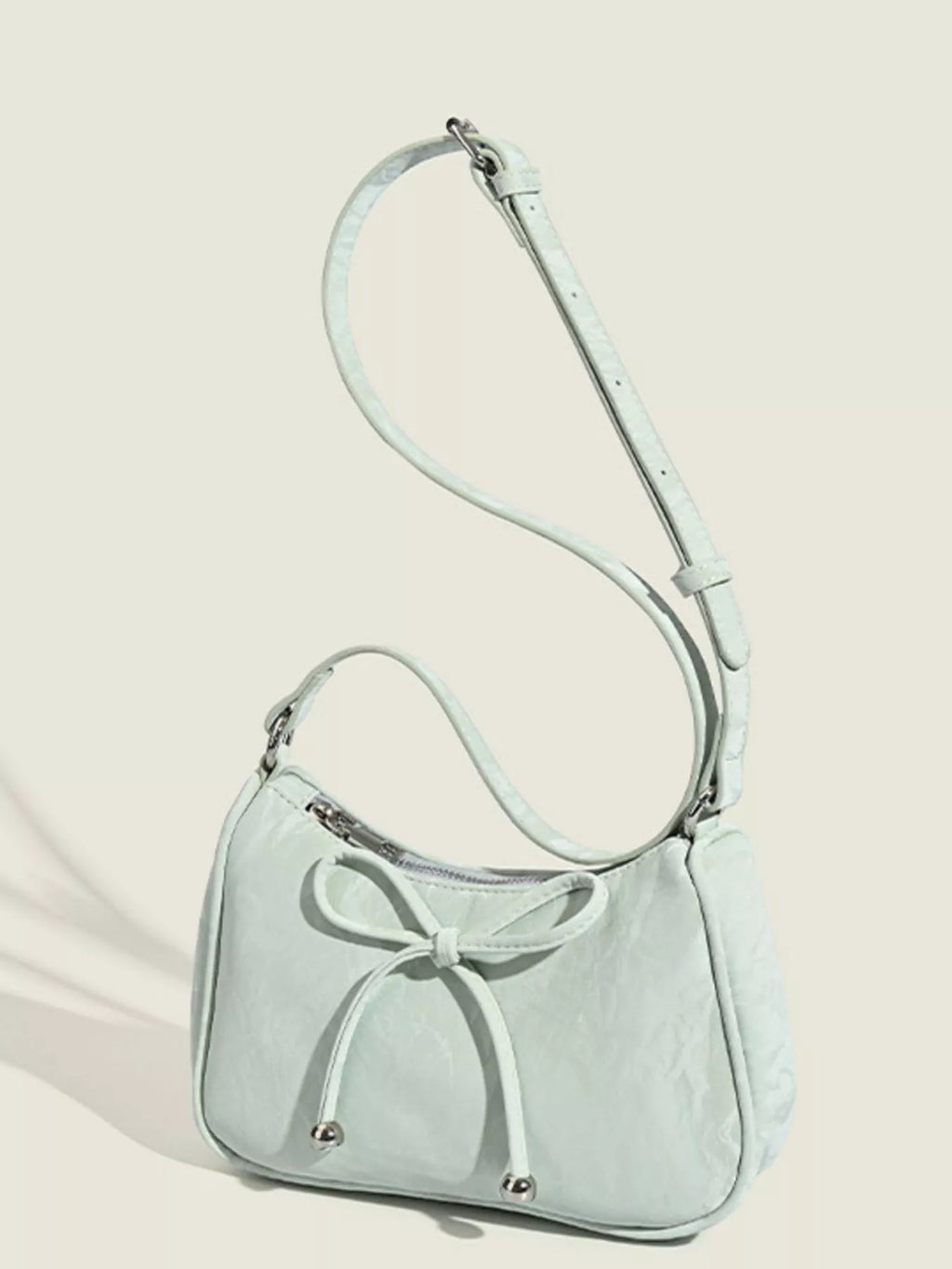 Bow Accent Shoulder Bag