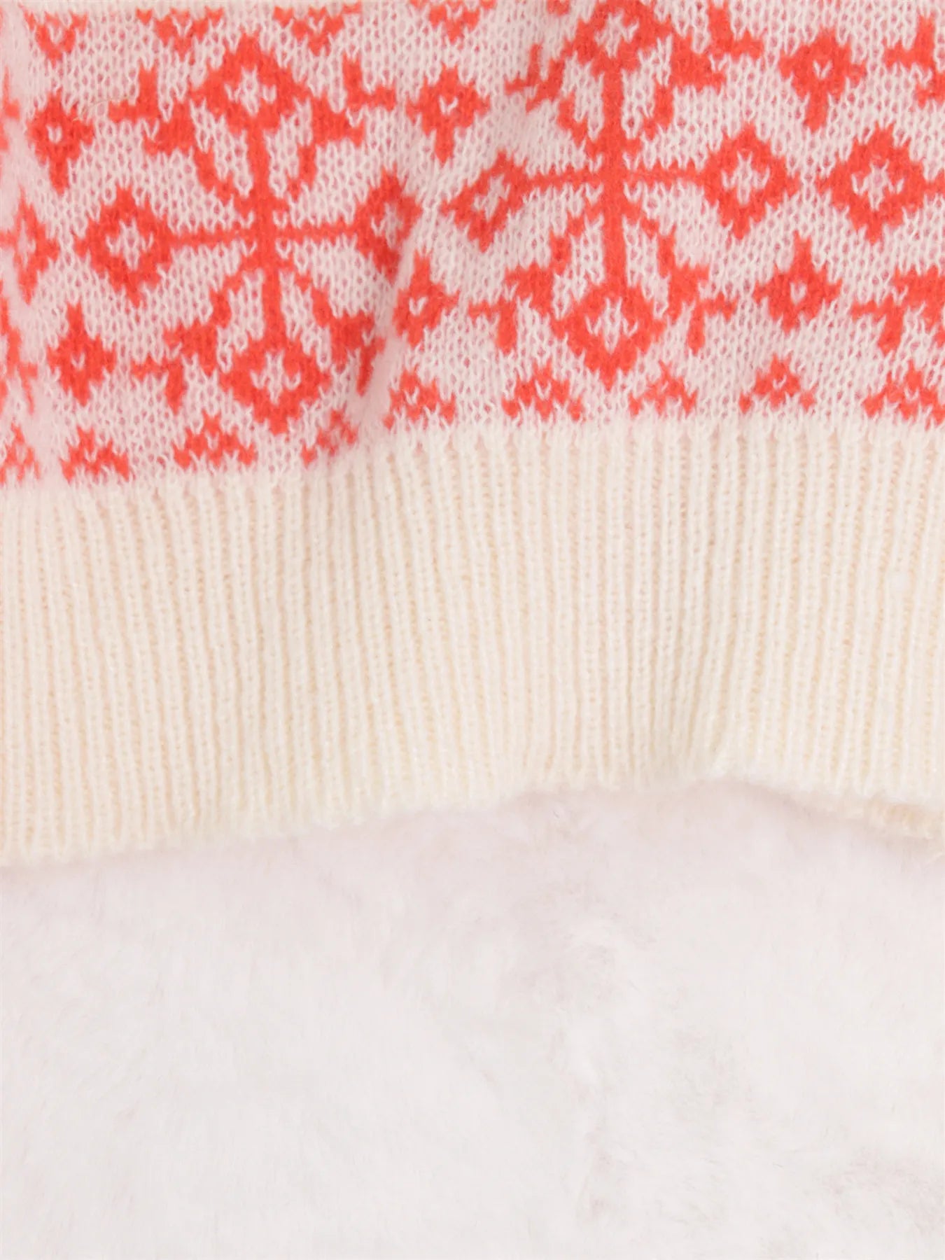 Contrast Ribbed hem Long Sleeve Sweater