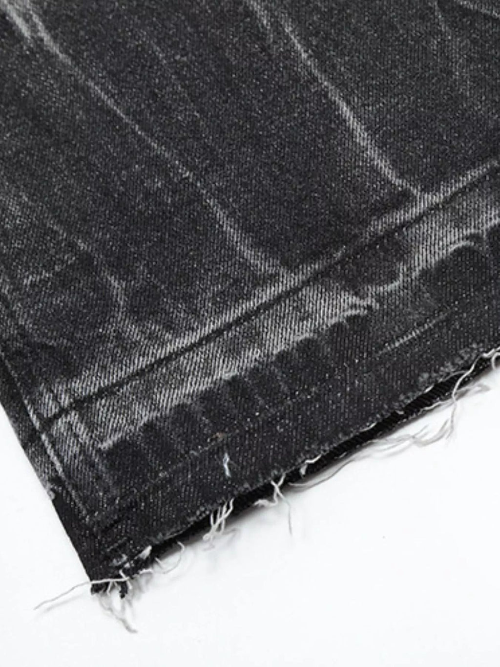 Men's Washed Wide Leg Jeans