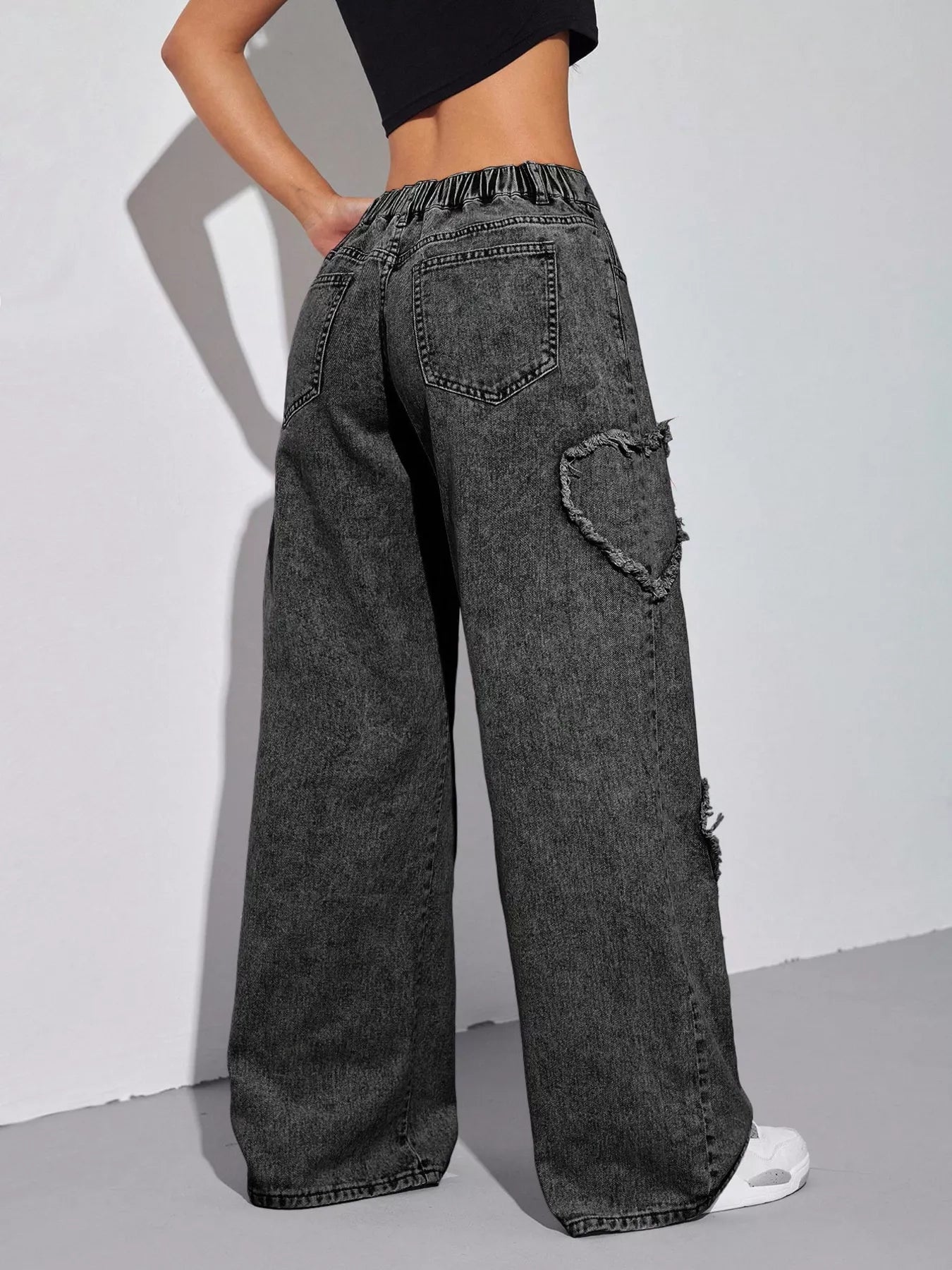 Heart Wide Leg Jeans