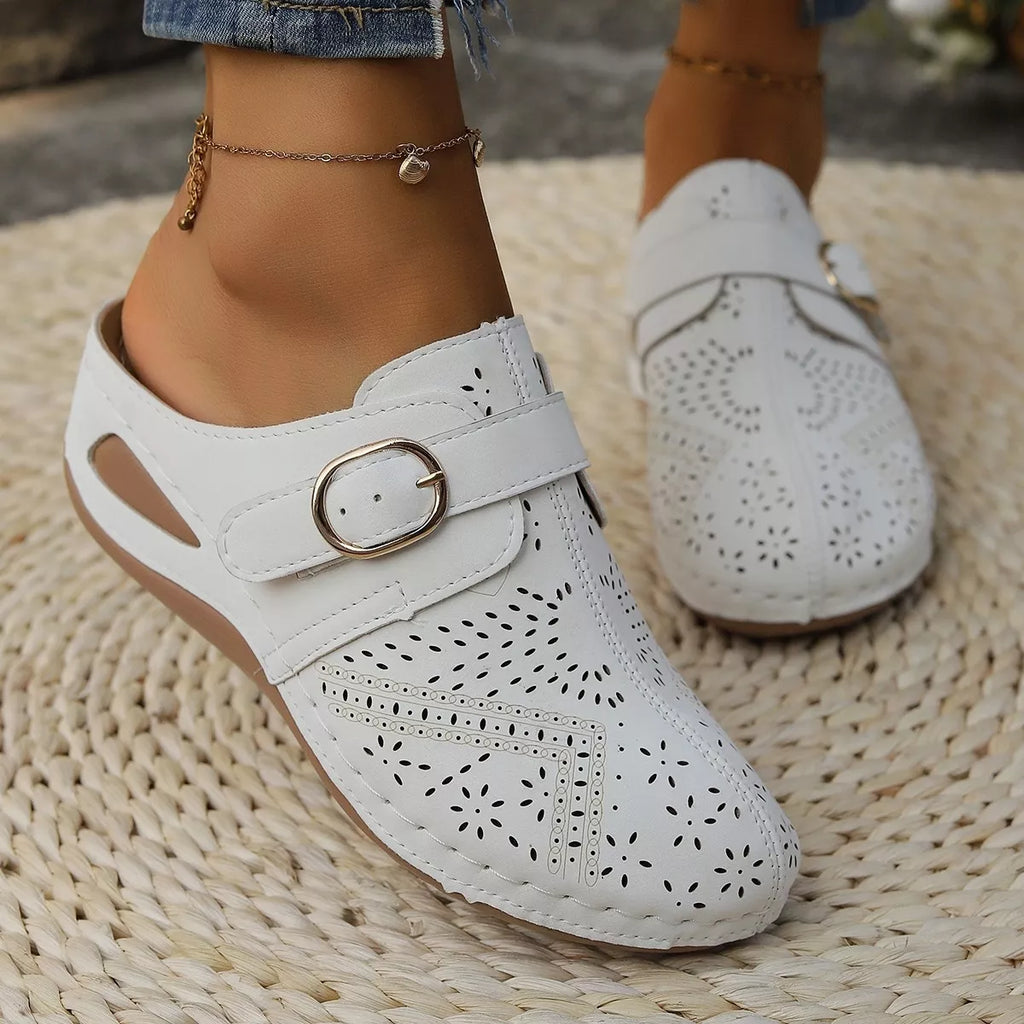 Casual Buckle Slip-Ons