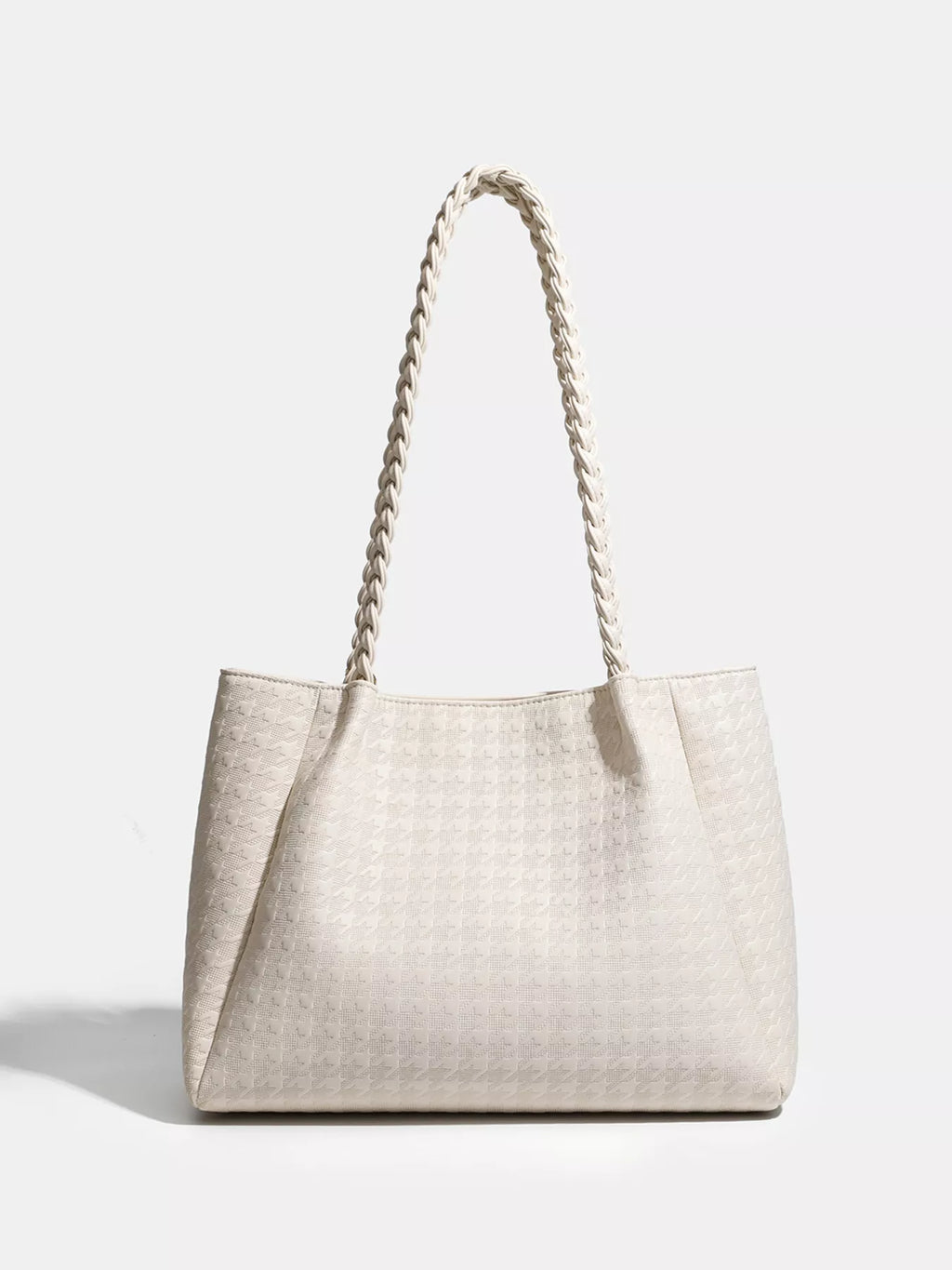 Houndstooth Pattern Shoulder Bag