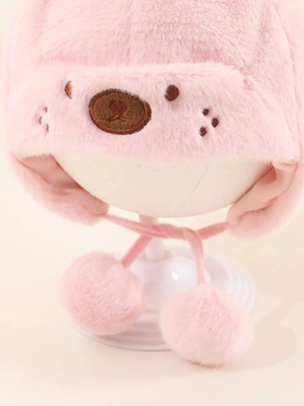 Children's Cute Bear Ear Plush Hat