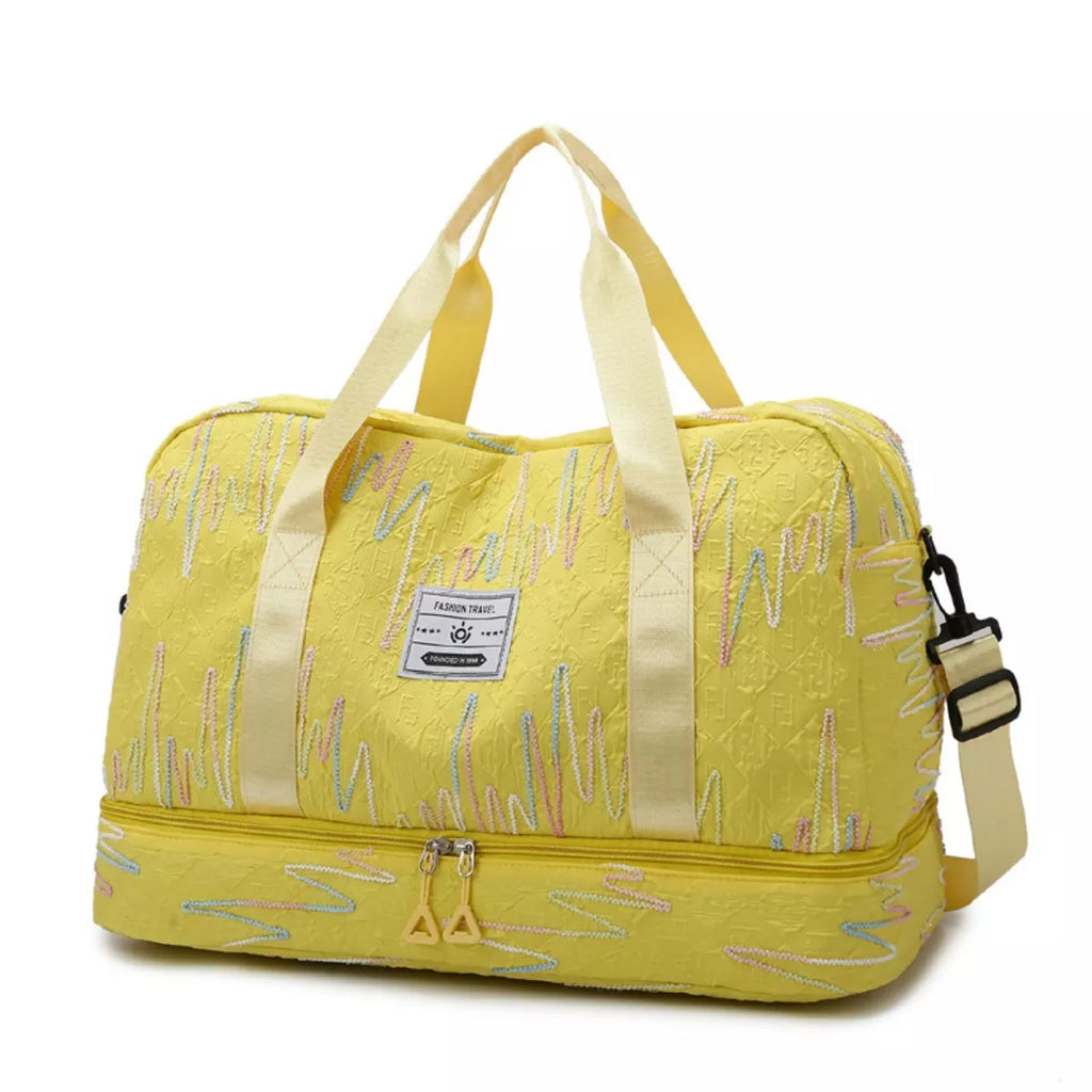 Textured Duffel Bag