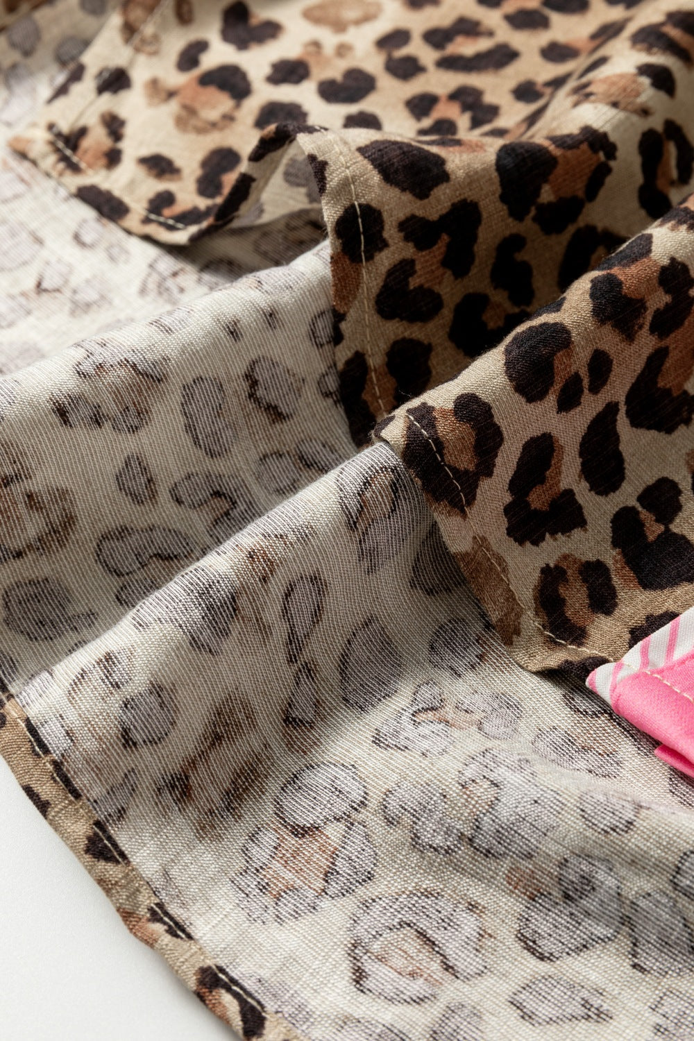 Leopard Print Short Sleeve Shirt