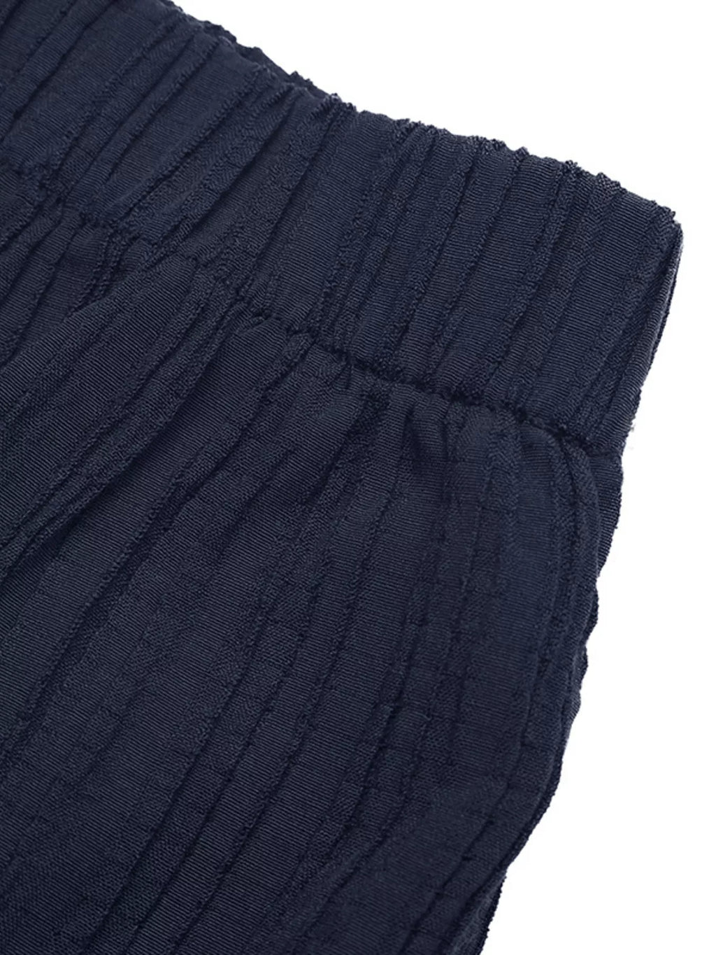 Textured Tube Top & Wide Leg Pants Set