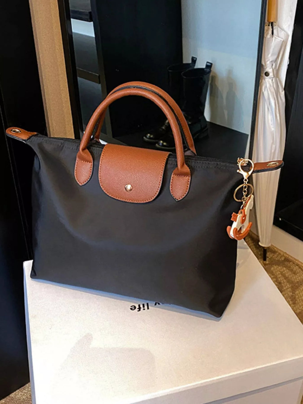 Foldable Lightweight Nylon Handbag
