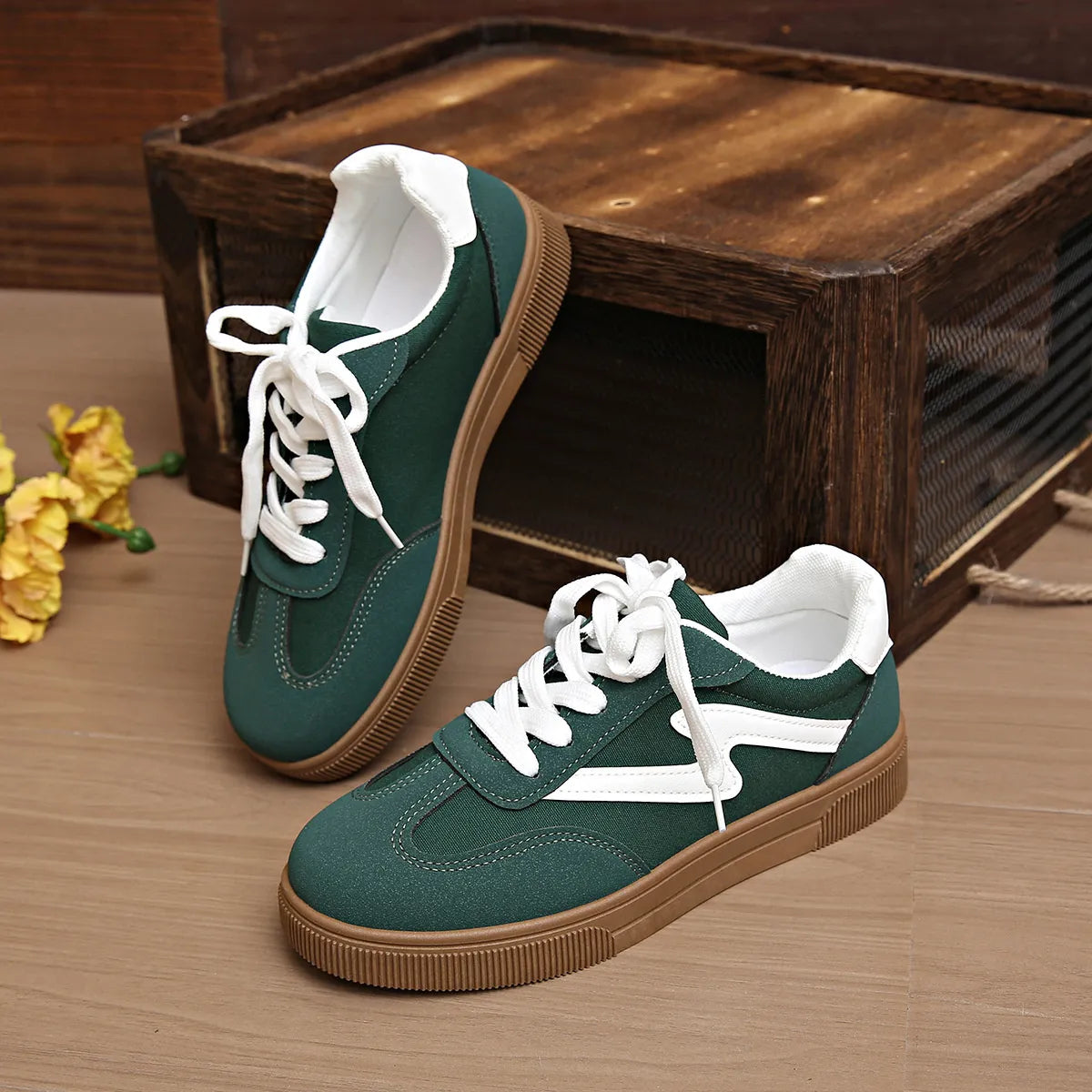 Lace Up Platform Sneakers