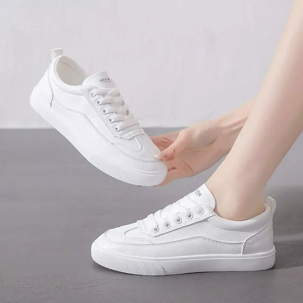 Round Toe Platform Sneakers