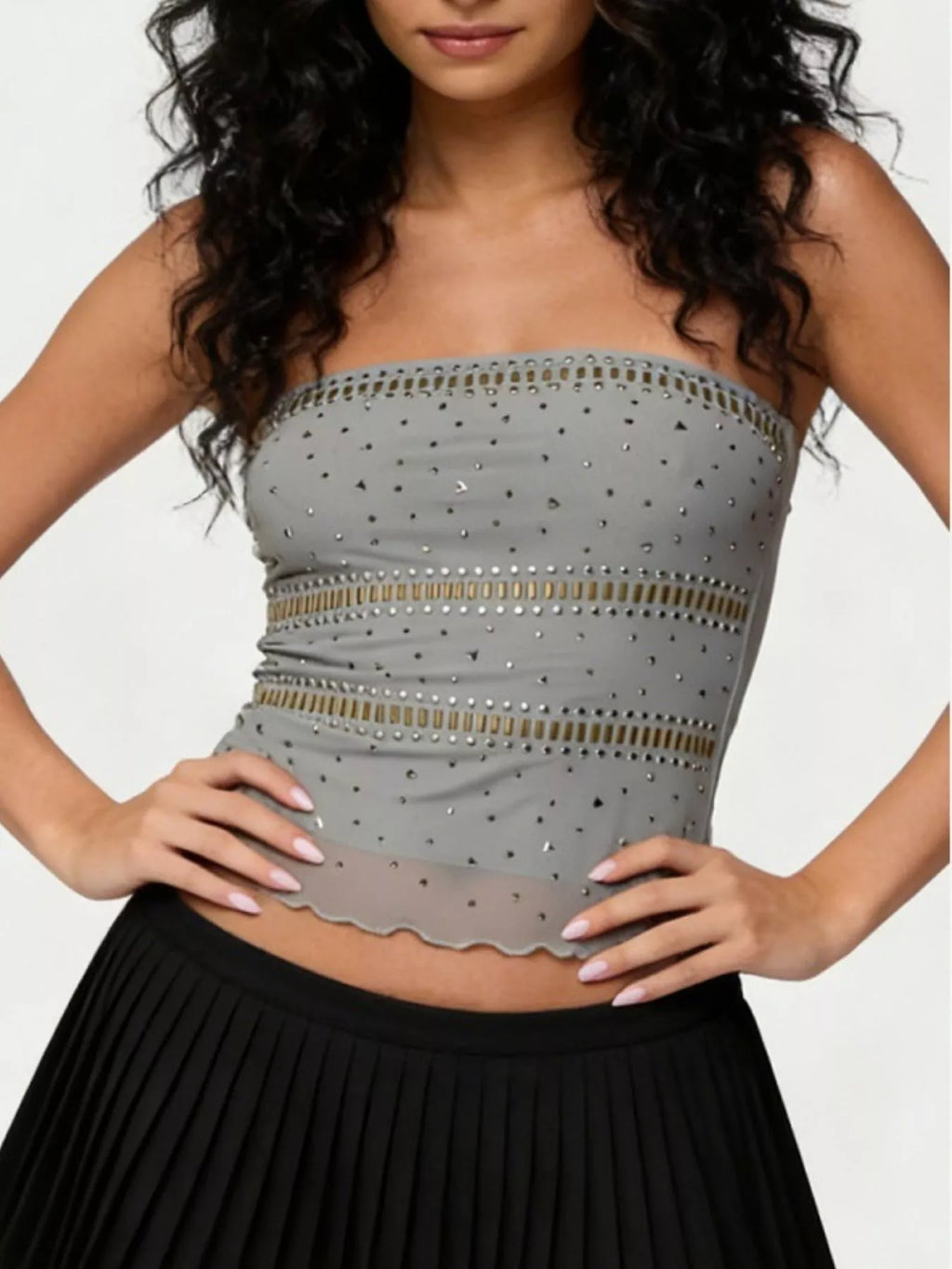 Rhinestone Tube Top