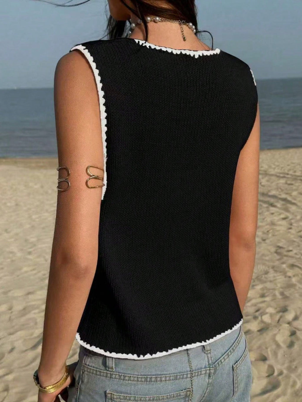 Button-Down Sweater Vest
