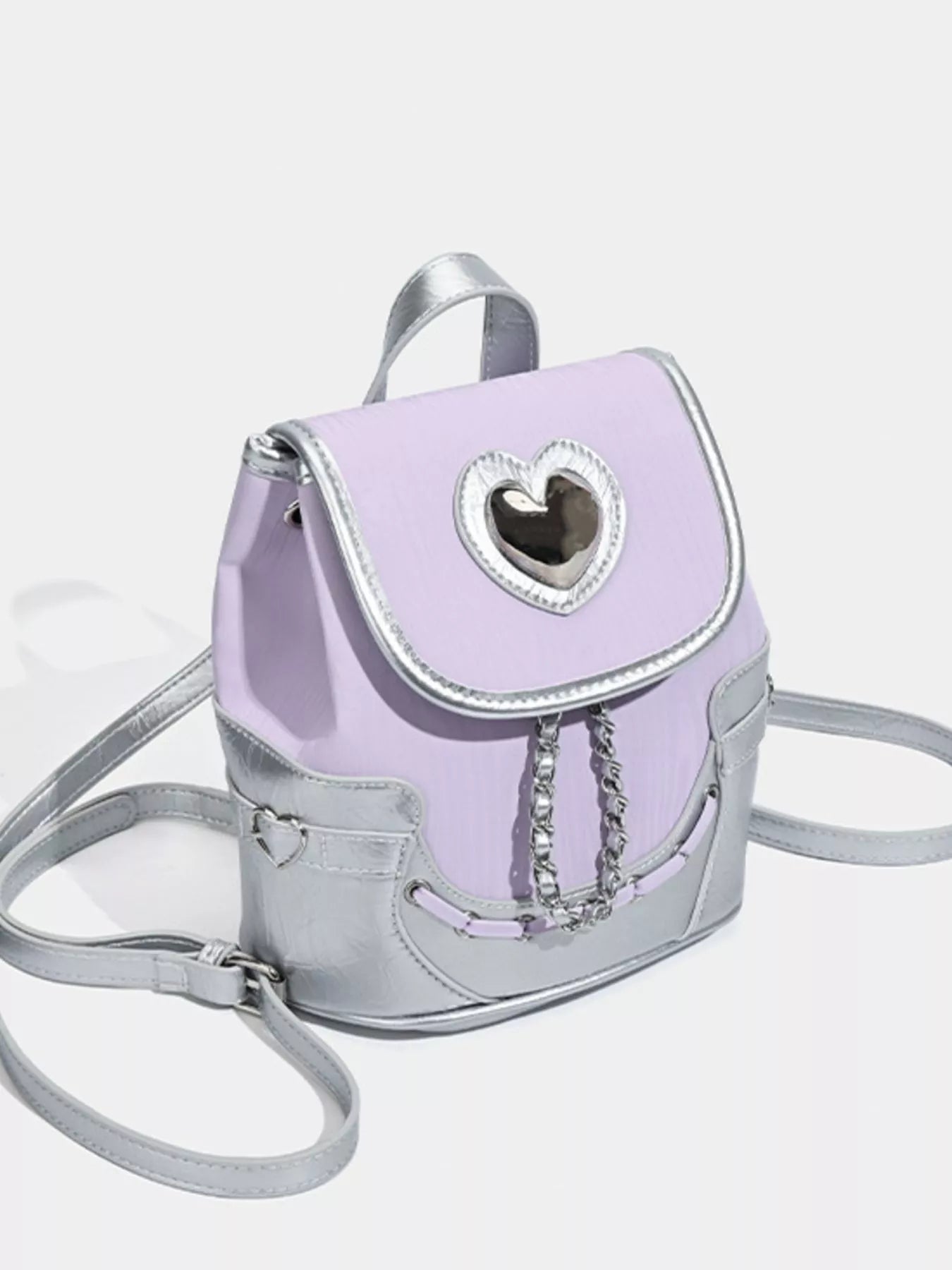 Heart Flap Backpack Bag