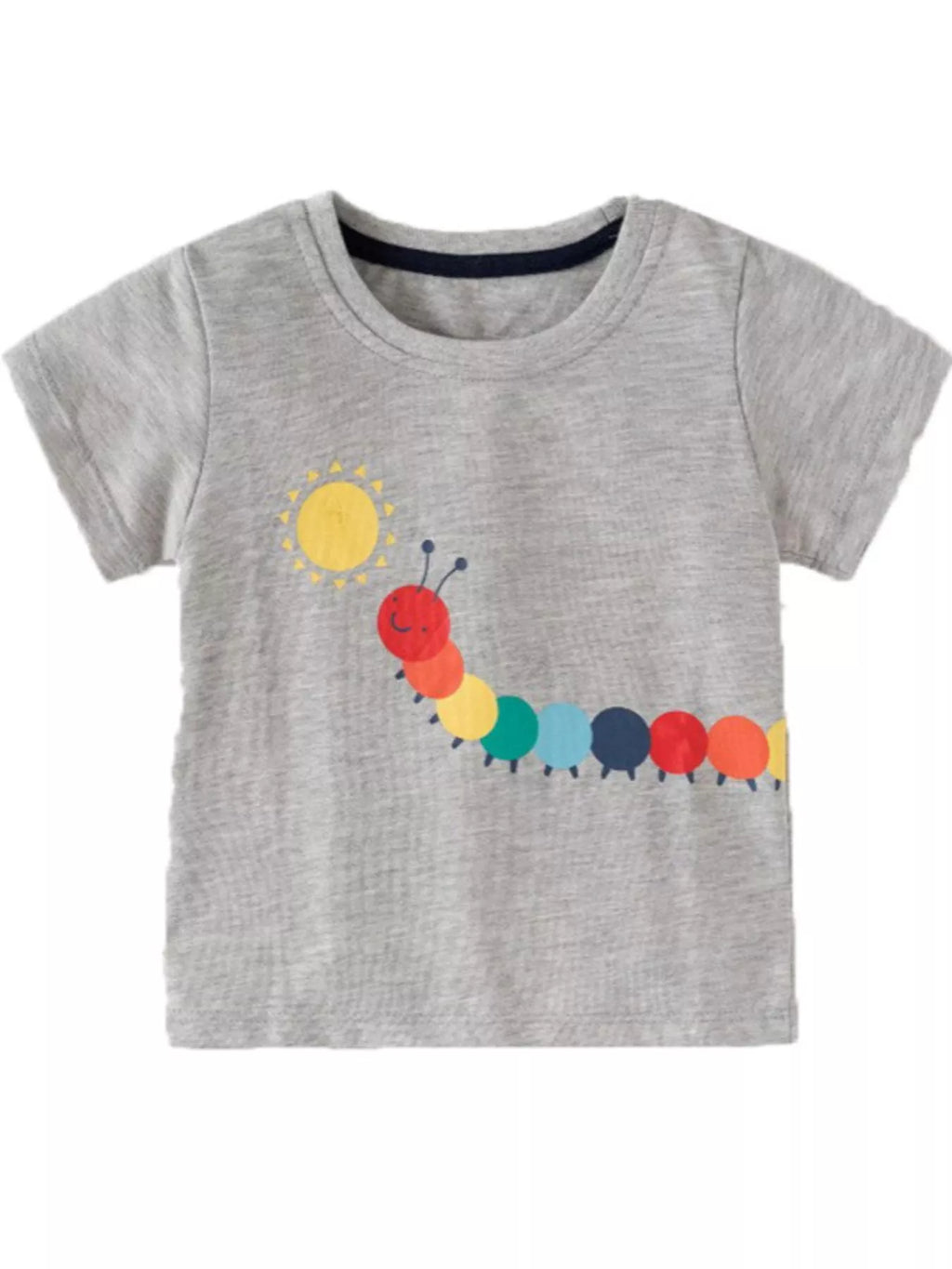 Children's Caterpillar Graphic Short Sleeve T-Shirt
