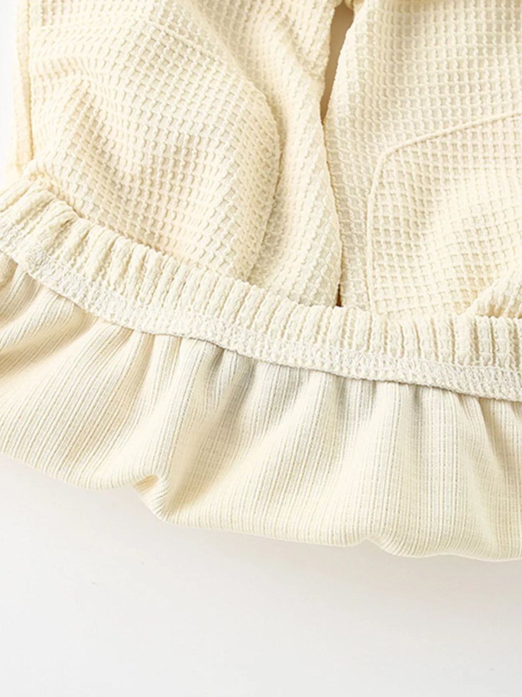 Children's Waffle Knit Tee and Shorts Set
