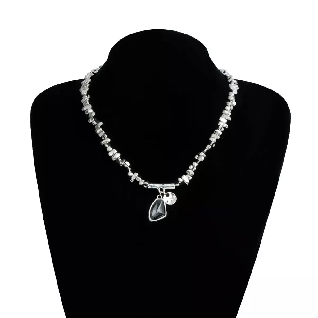 Silver-Plated Minimalist Pendant Necklace