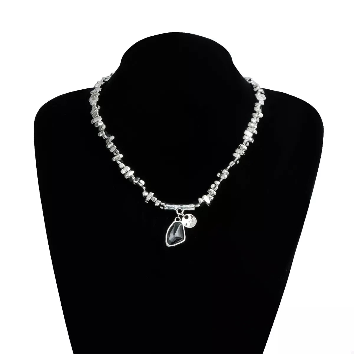 Silver-Plated Minimalist Pendant Necklace
