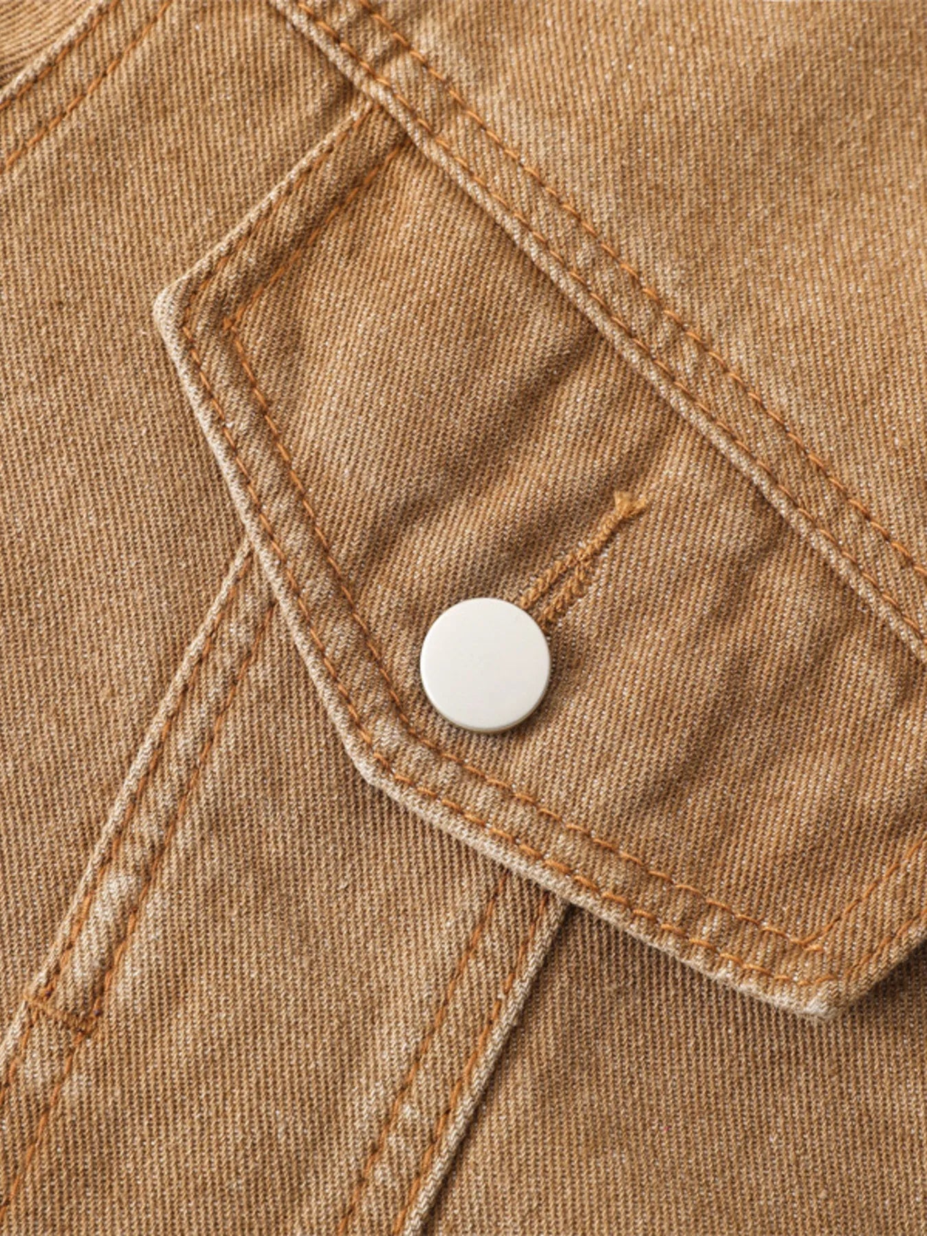 Button Up Long Sleeve Denim Jacket