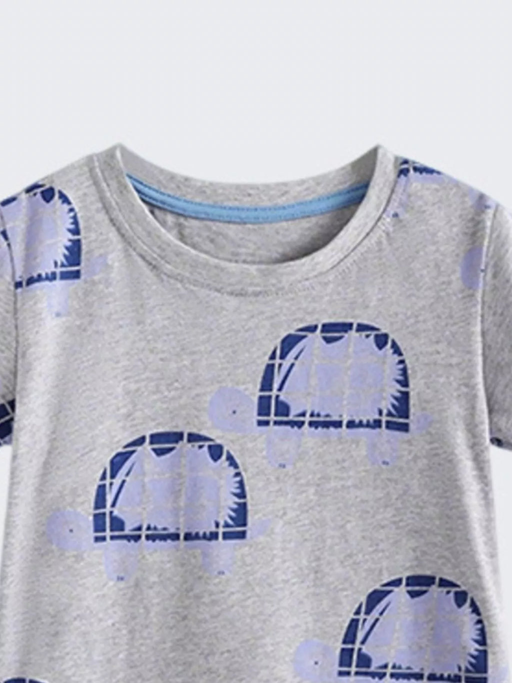 Children's Turtle Print Tee and Shorts Set