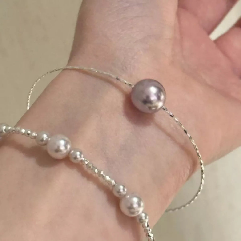 Pearl Bangle Bracelet