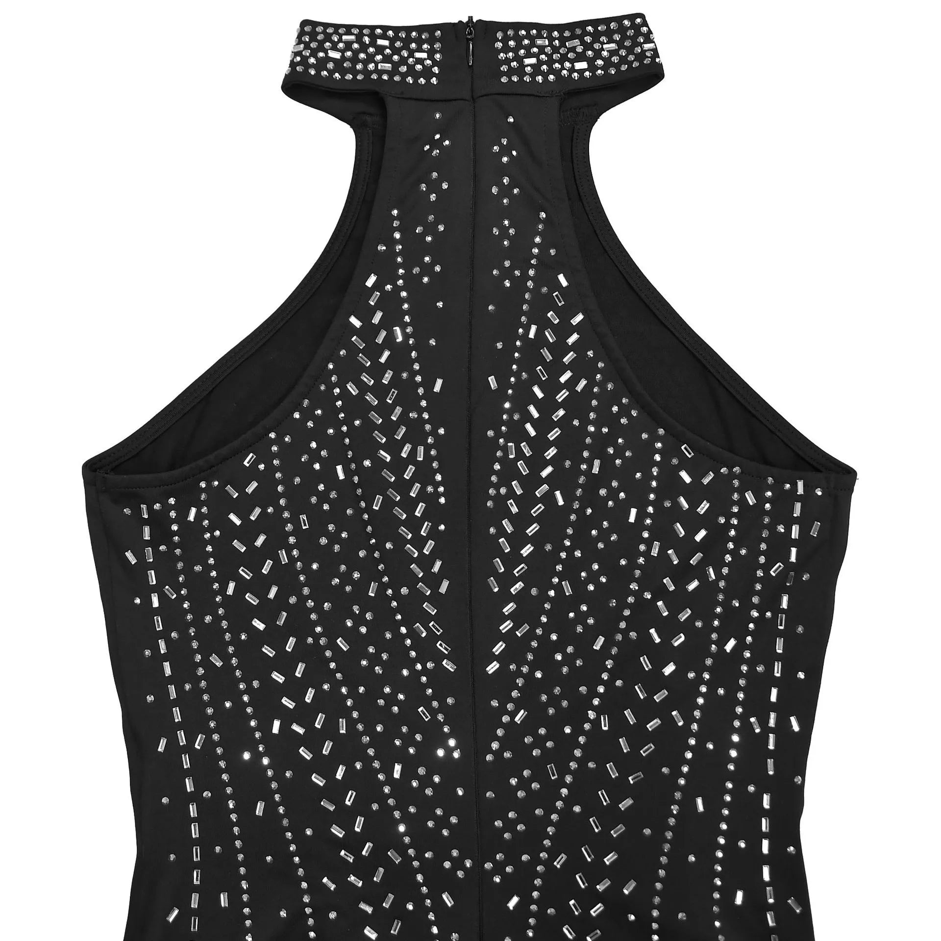 Sparkling Rhinestone Cutout Jumpsuit