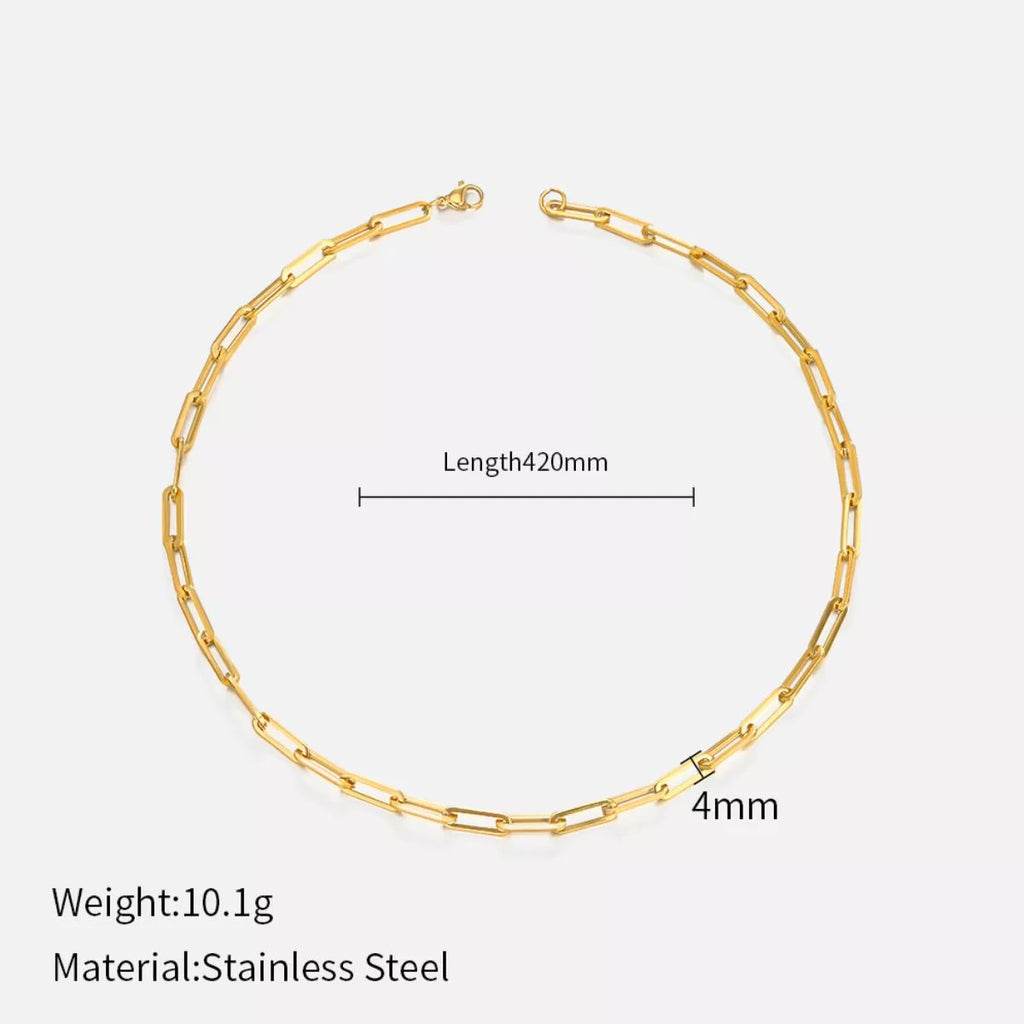 18K Gold-Plated Chain Necklace