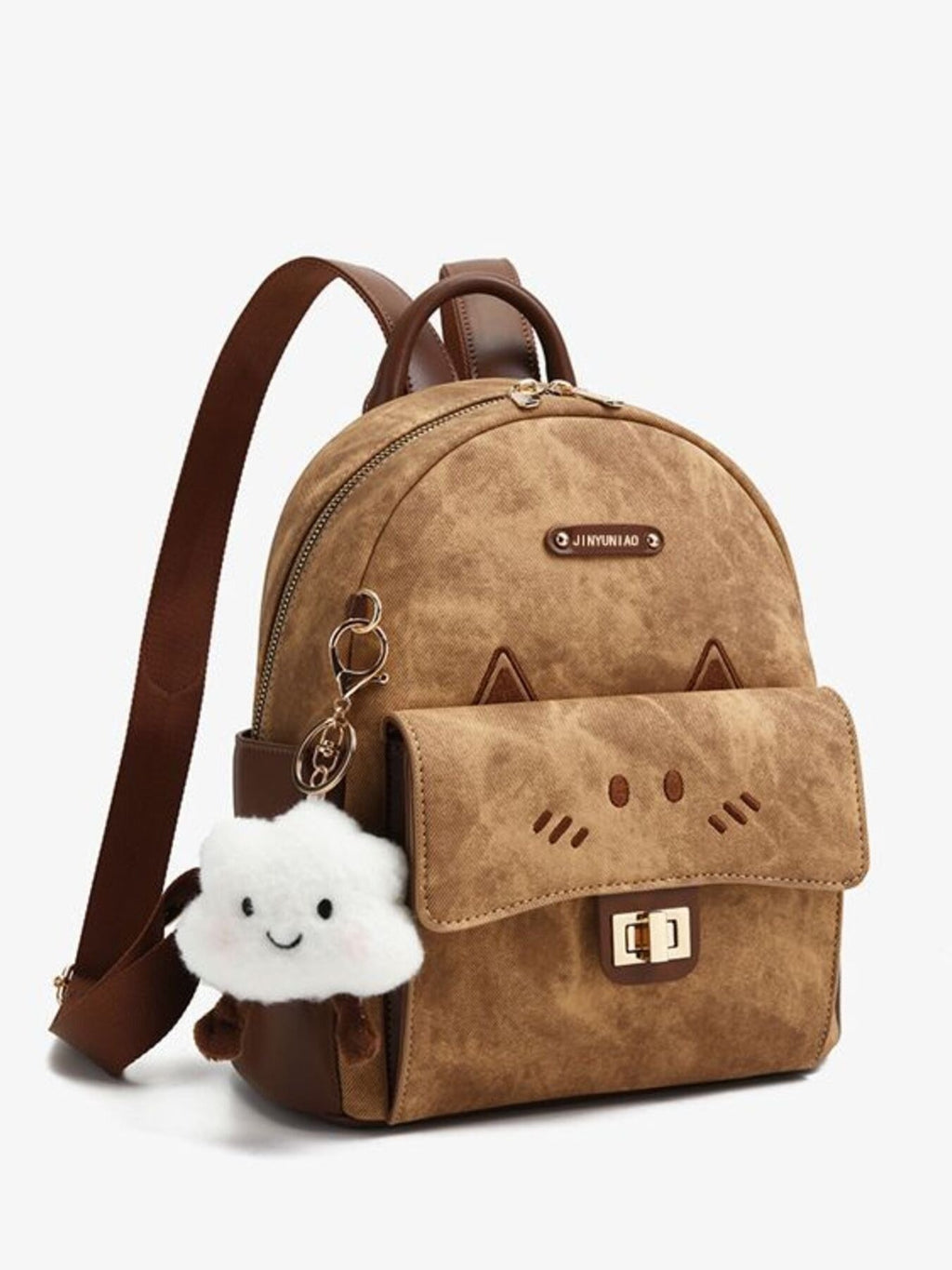 Cartoon Style Cat Backpack Bag