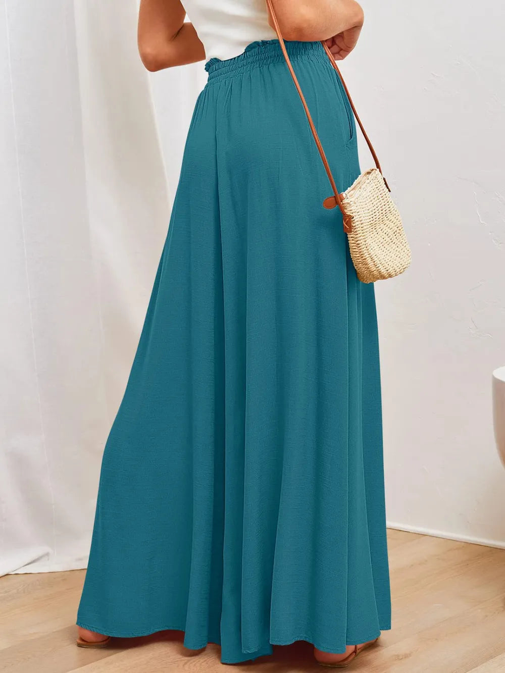 Wide Leg Pants with Pockets