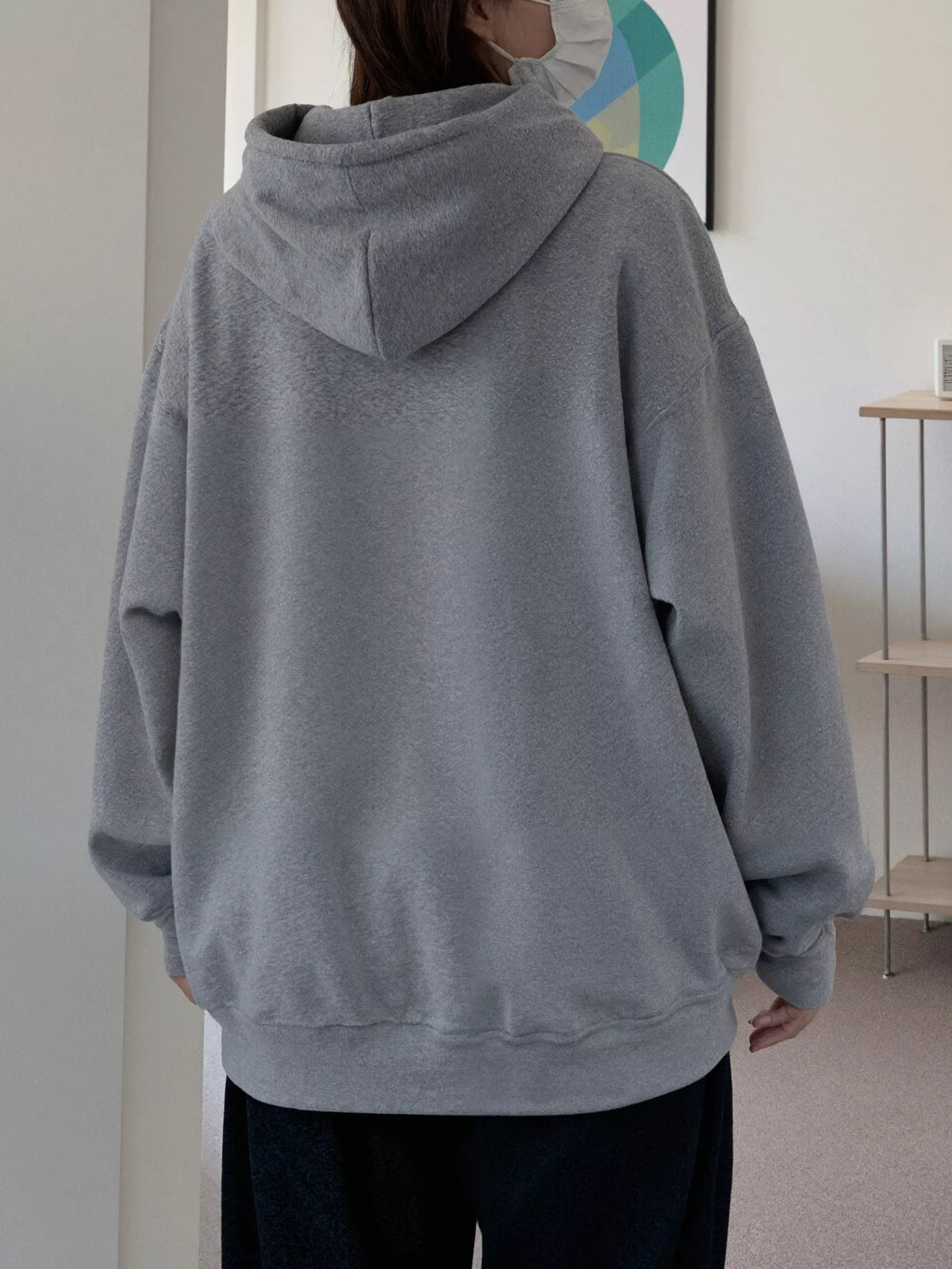 Kangaroo Pocket Drawstring Hoodie