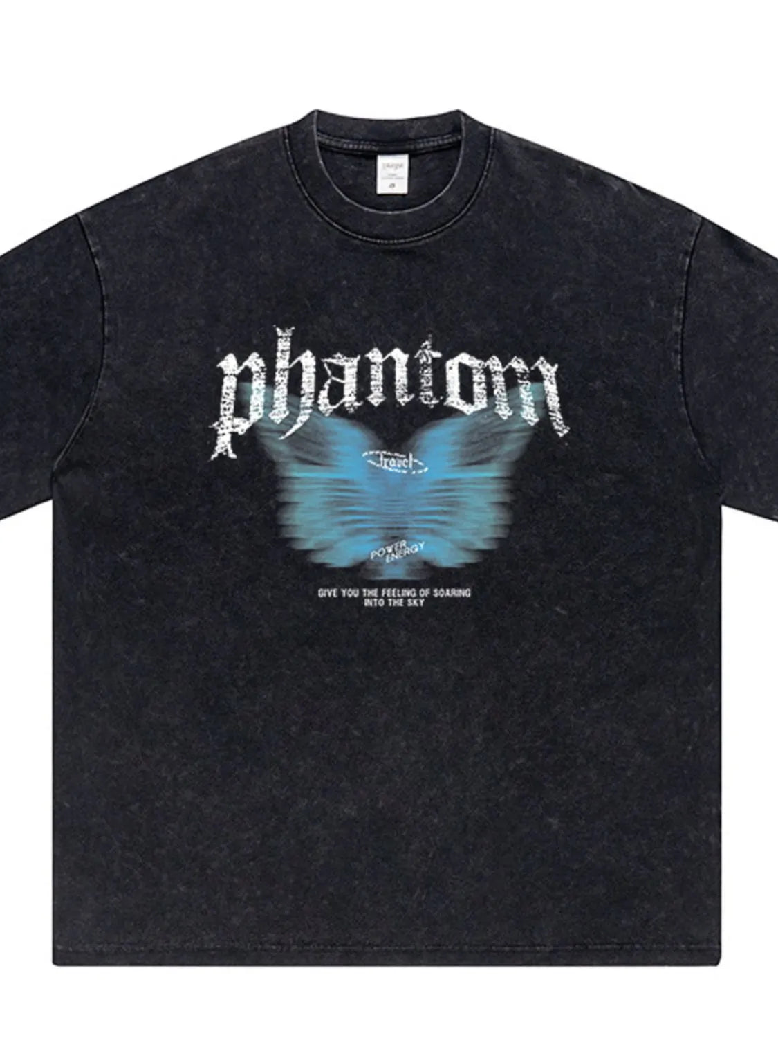 Men's Letter Round Neck Short Sleeve T-Shirt