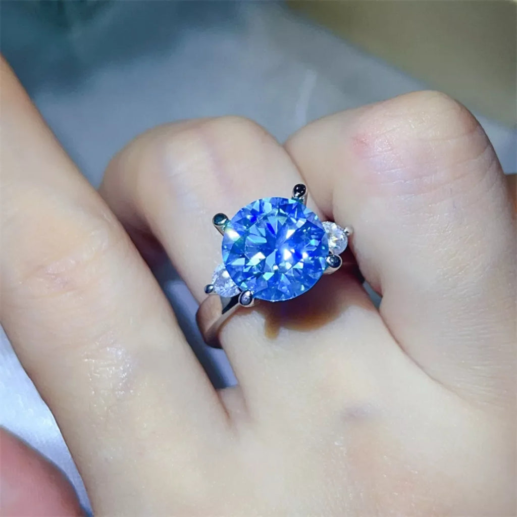 5 Carat Moissanite 925 Sterling Silver Ring