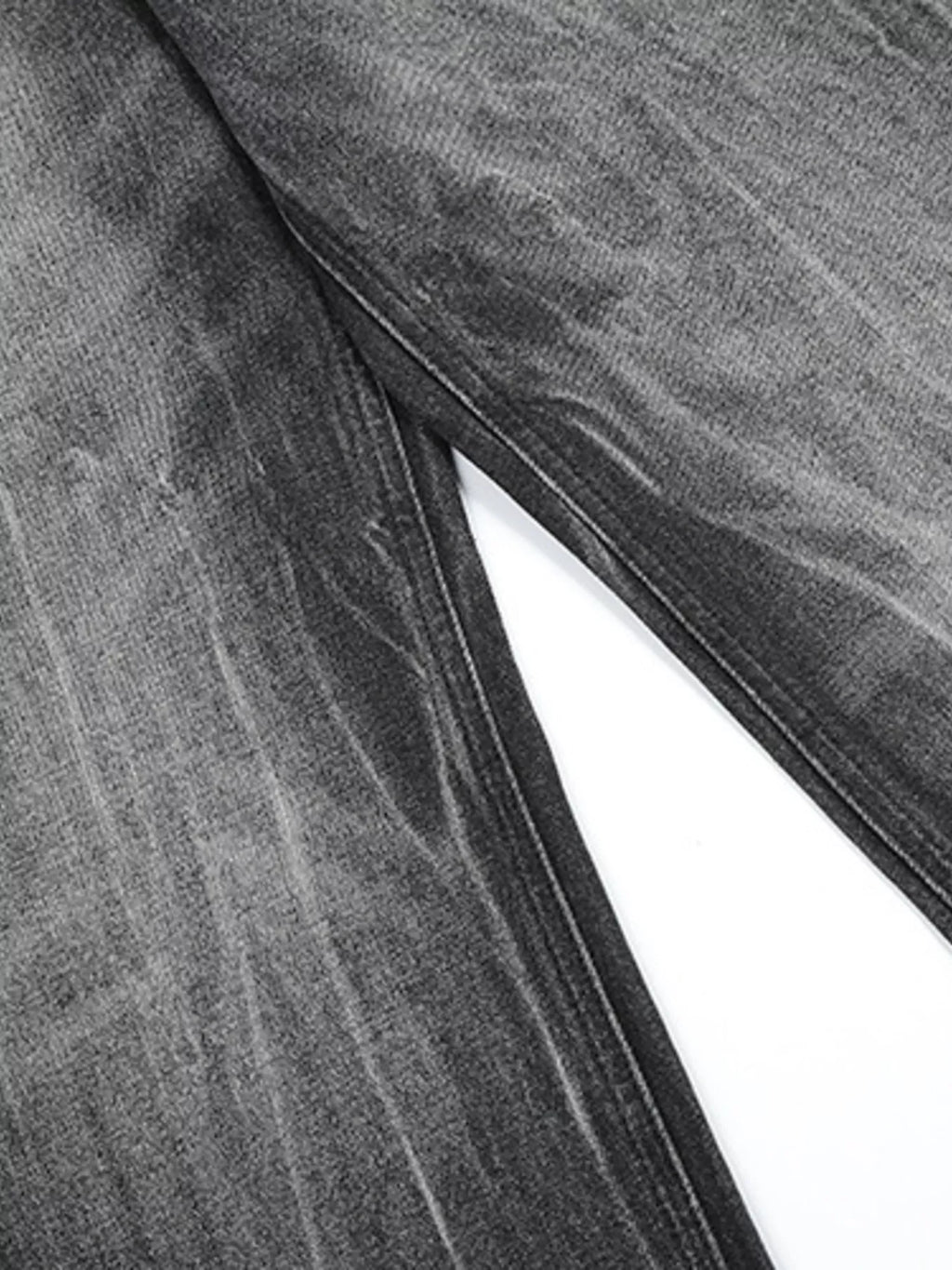 Men's Washed Wide Leg Jeans