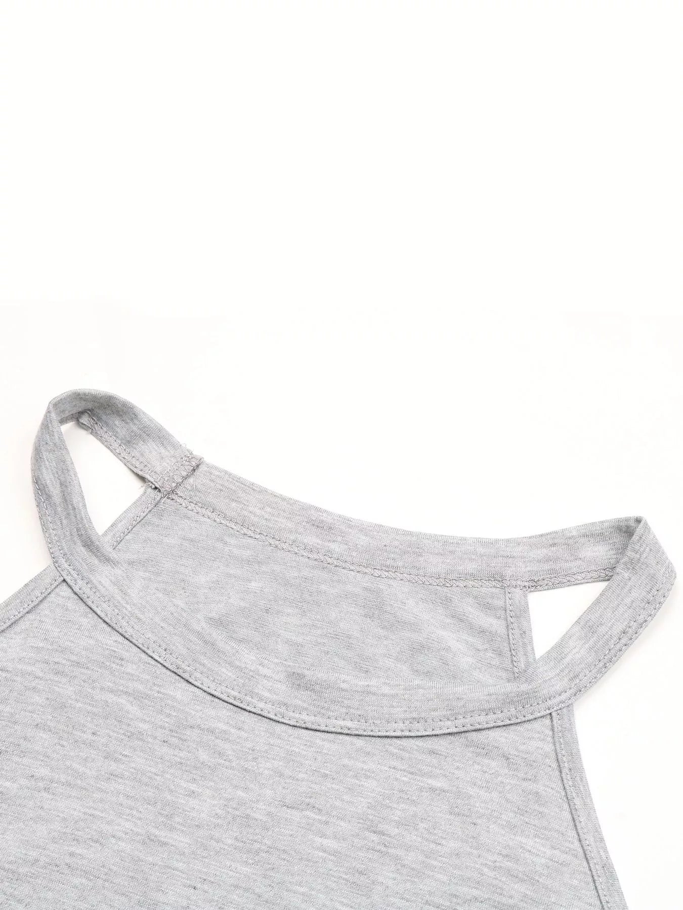 Leopard Print Color Block Tank