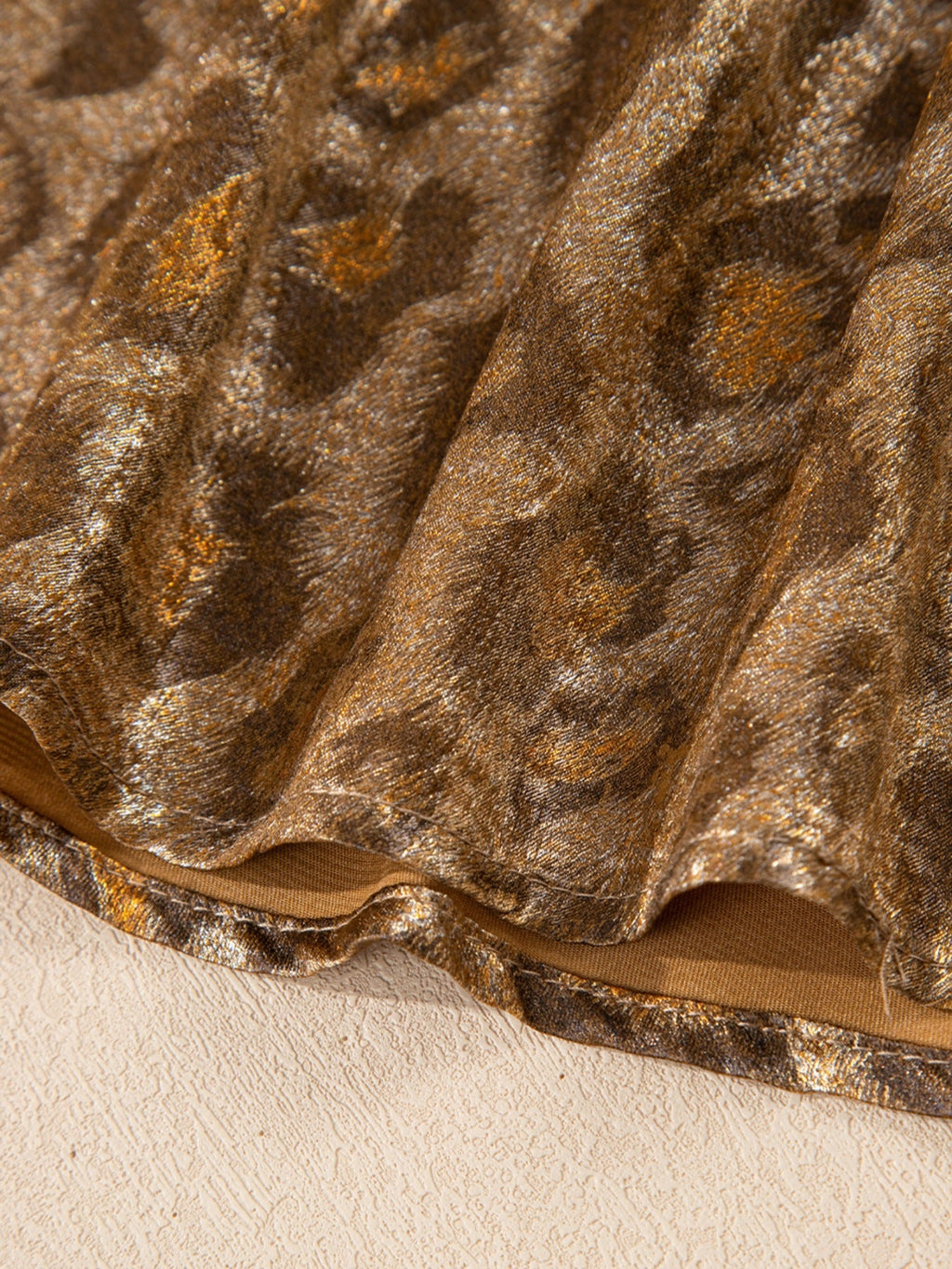 Leopard Print Button-Down Shirt