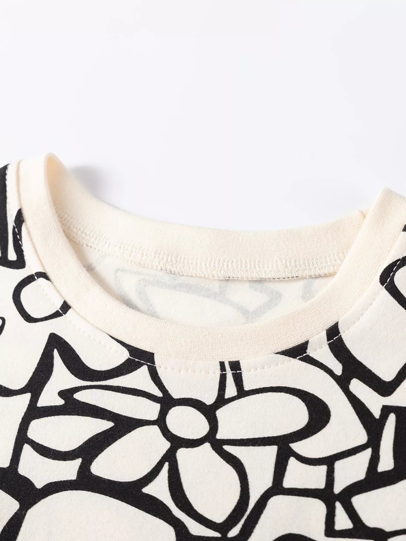 Children's Printed Top and Leggings Set