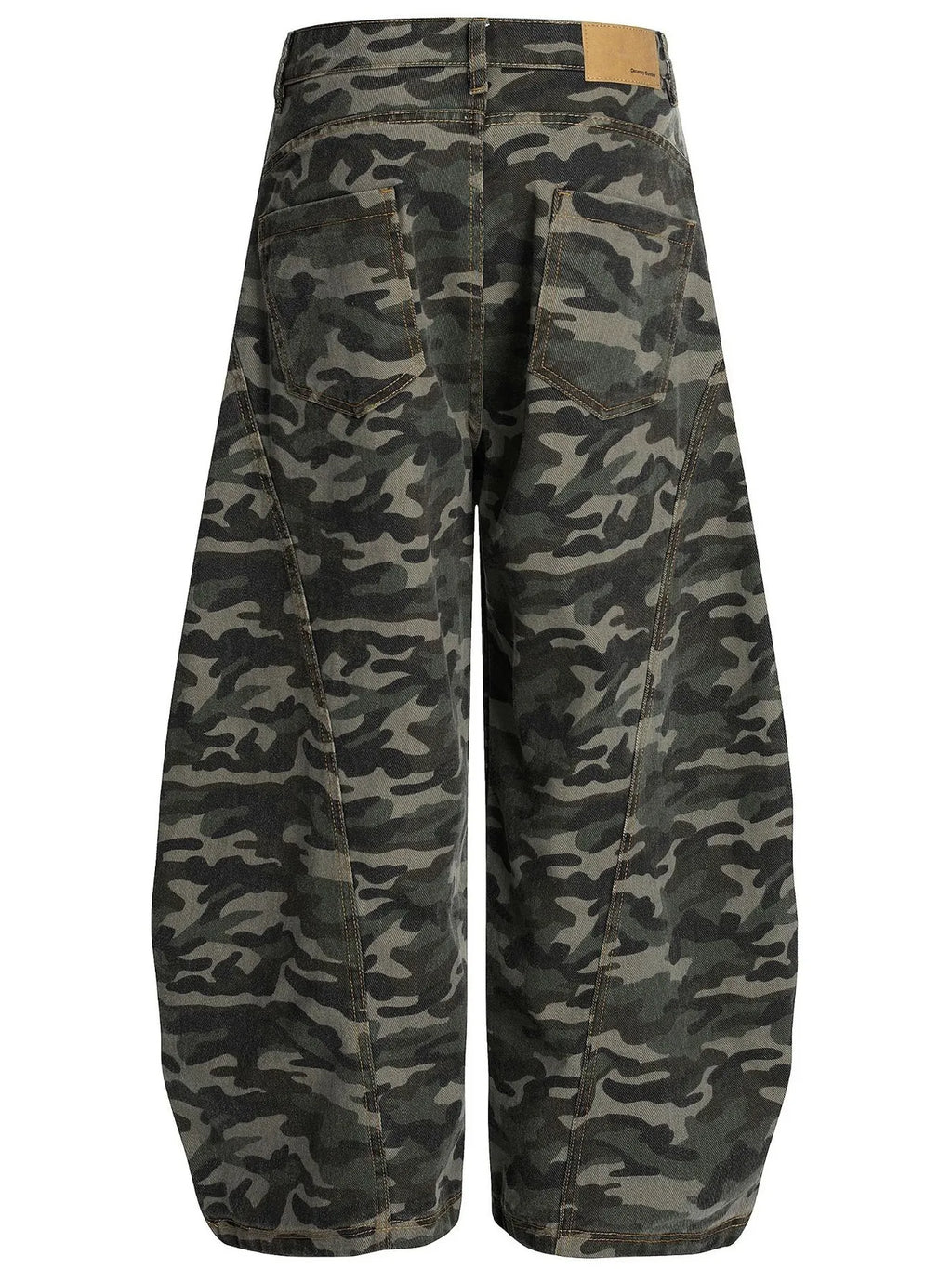 Men's Camouflage Wide Leg Cargo Jeans