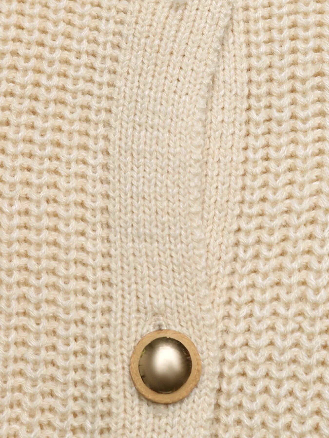 Bow Button Up Long Sleeve Cardigan