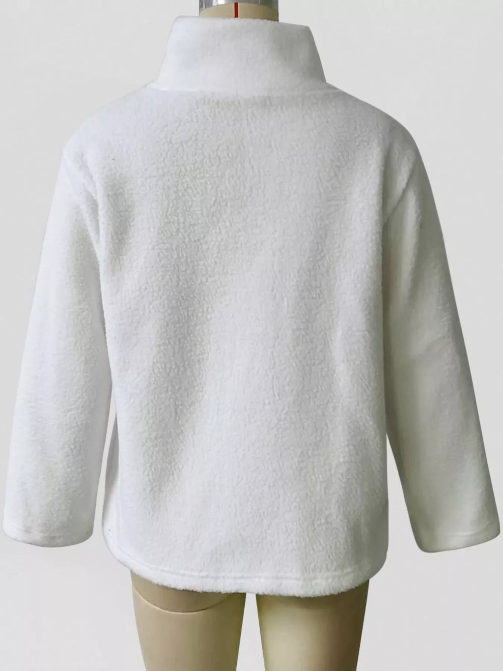Sherpa Fleece Zip Up Outerwear