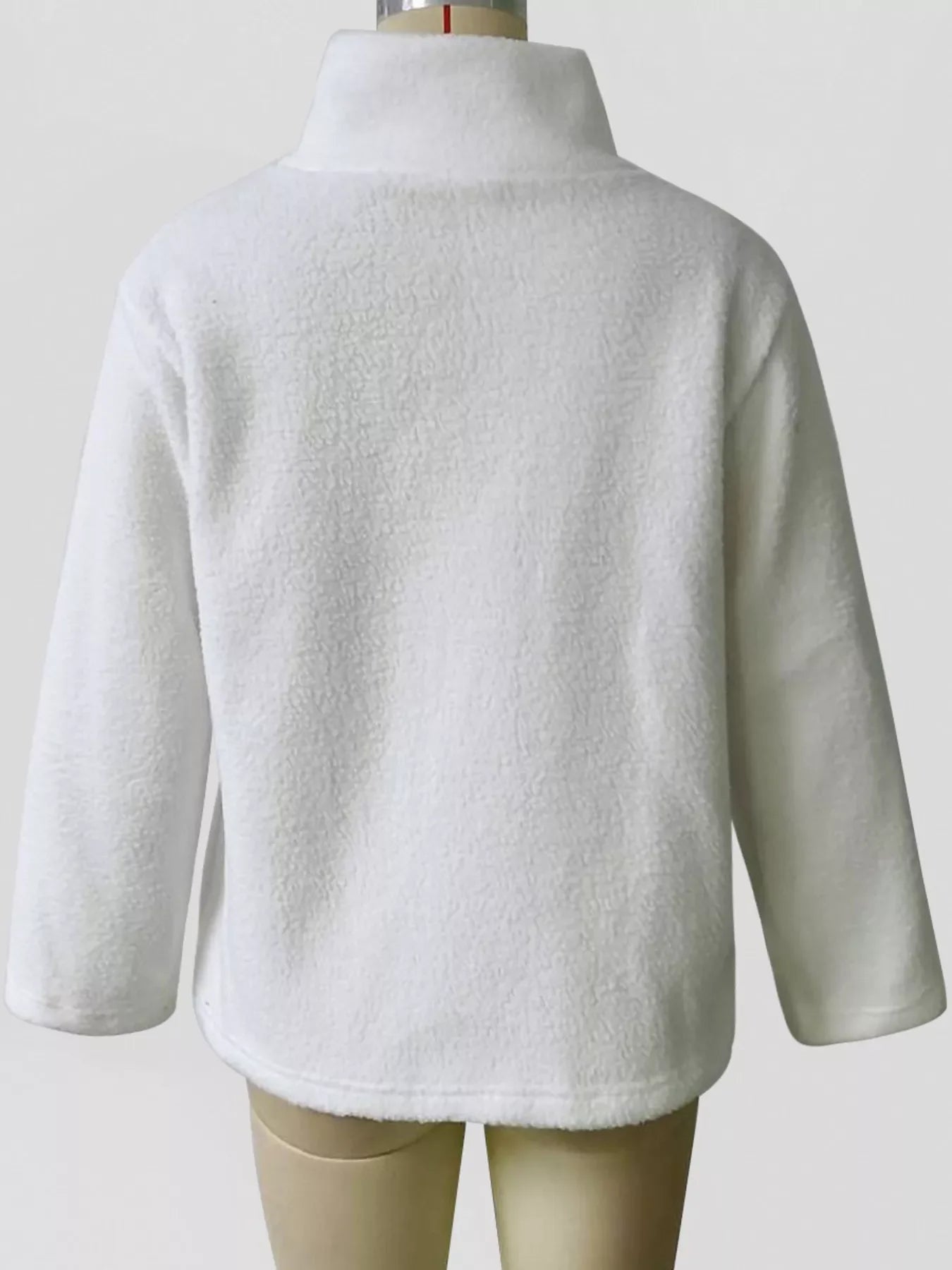 Sherpa Fleece Zip Up Outerwear