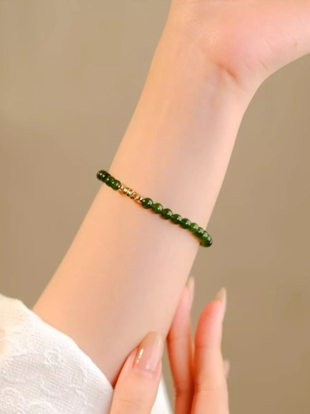 Agate Beaded Bracelet