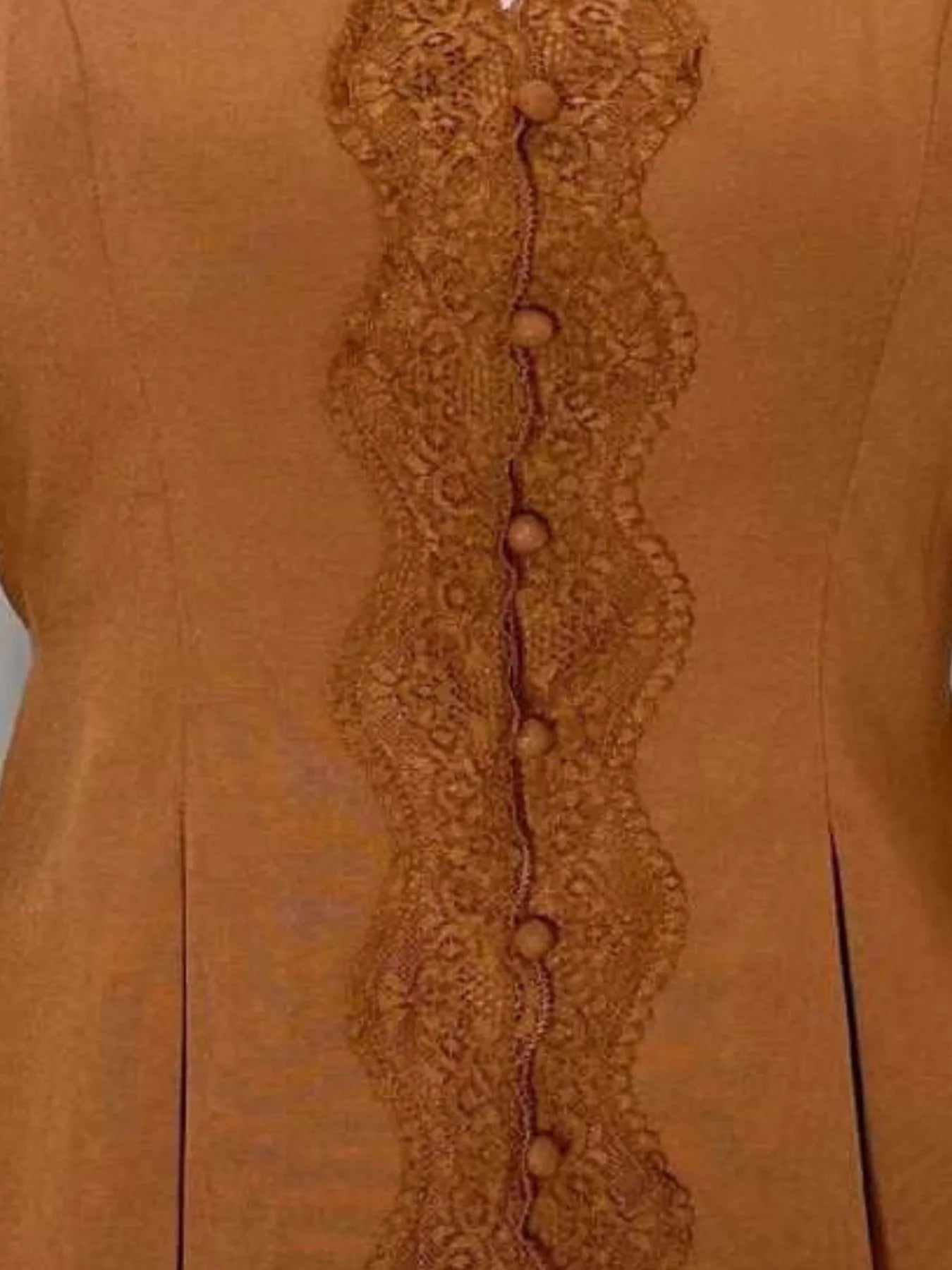 Lace Detail Balloon Sleeve Blouse