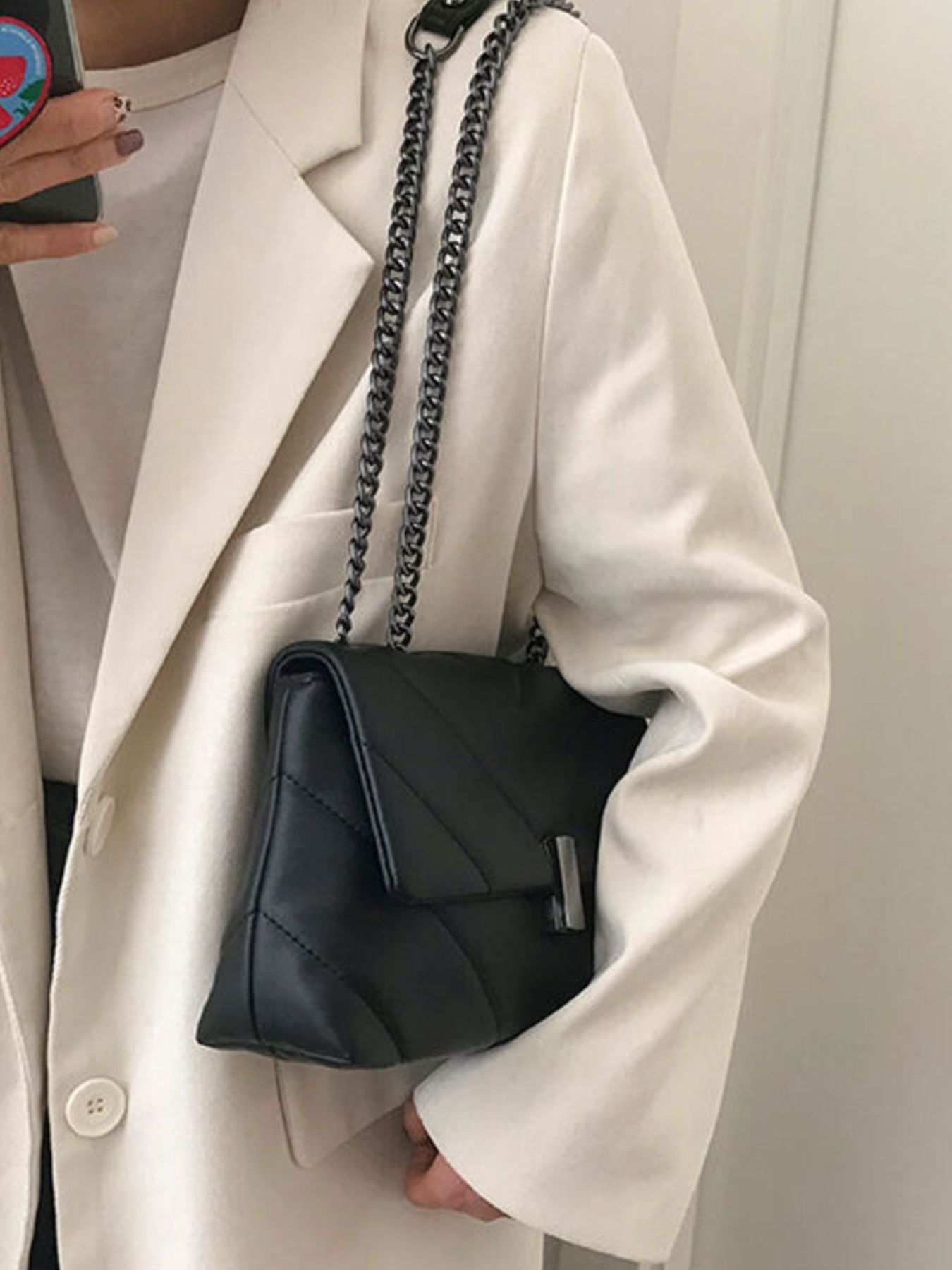 Quilted Chain Shoulder Bag