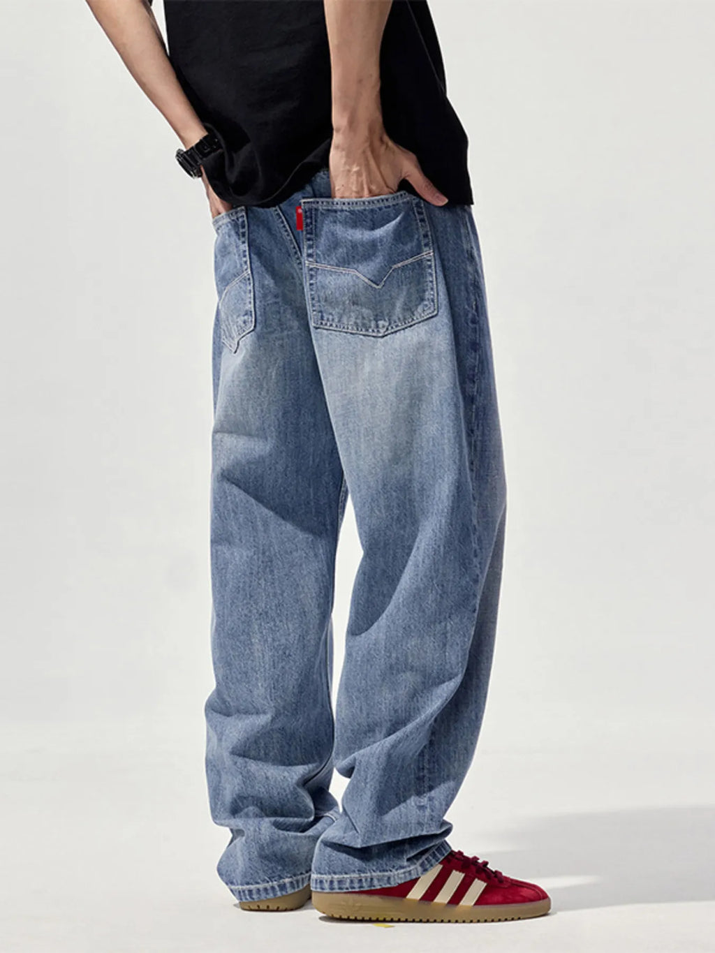 Men's Wide Leg Jeans