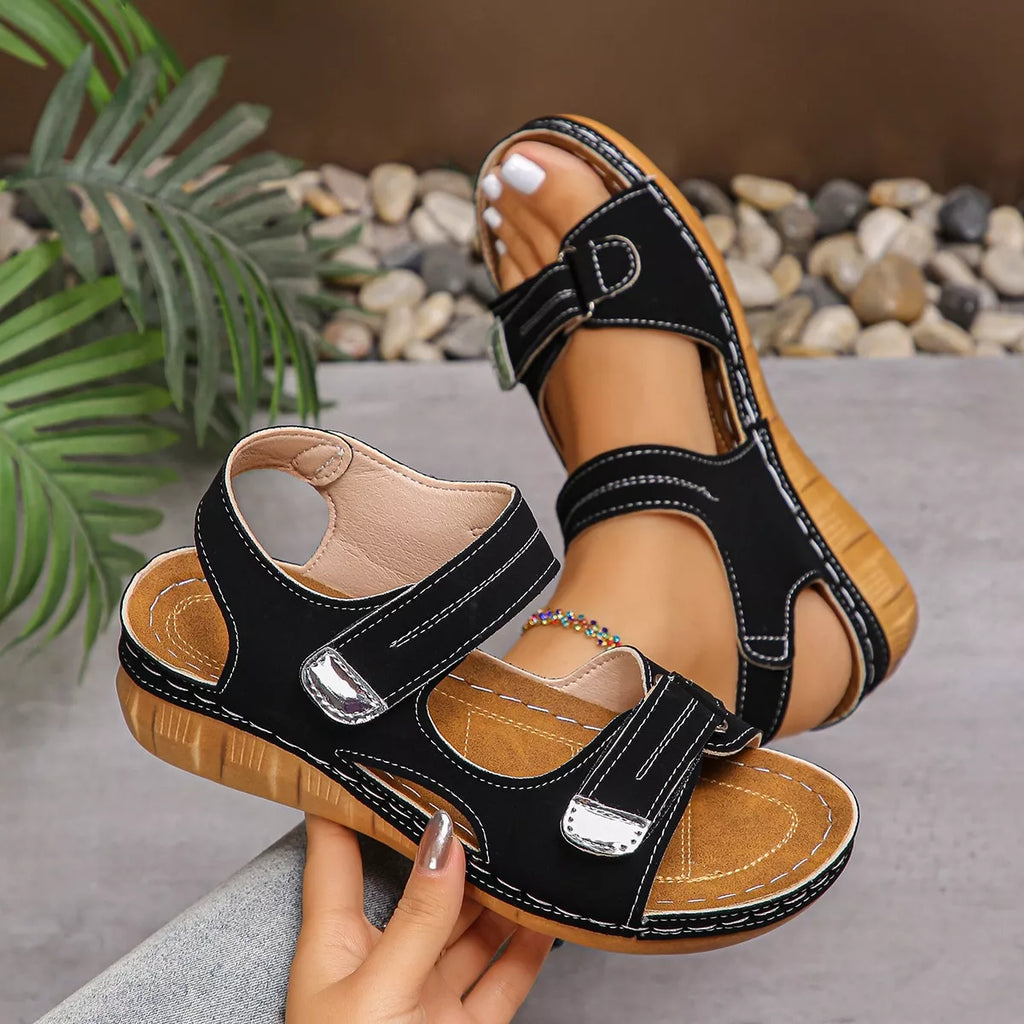 Open Toe Wedge Sandals