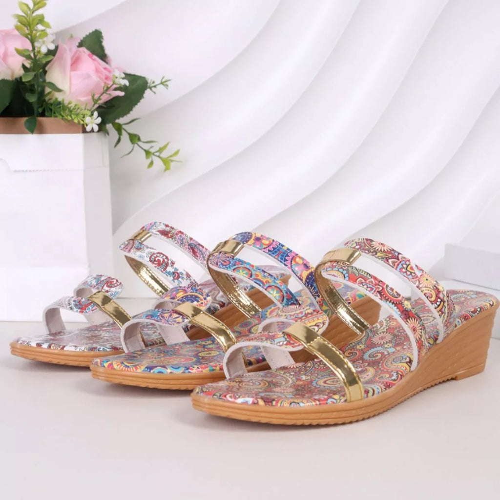 Open Toe Wedge Sandals