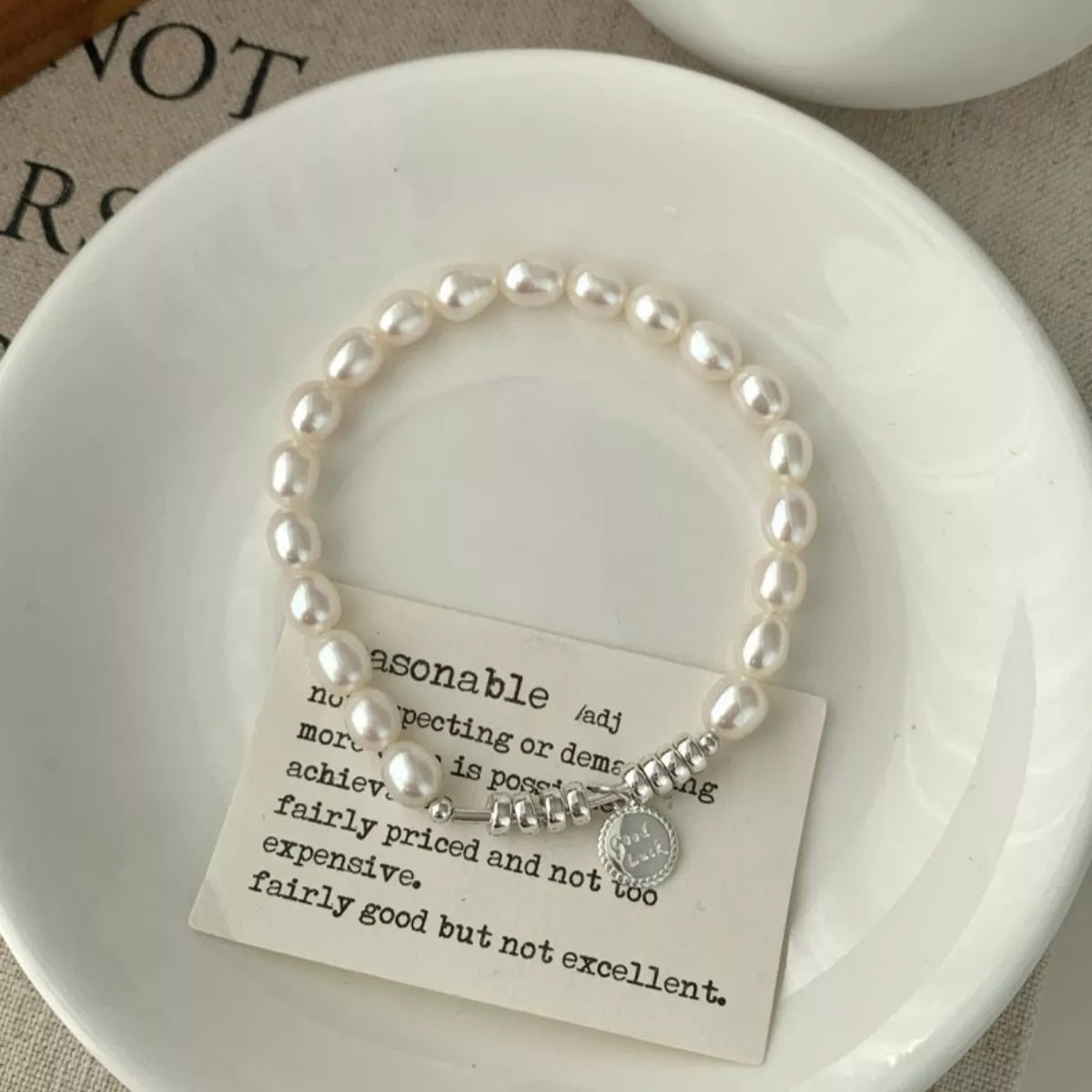 Pearl 925 Sterling Silver Bracelet