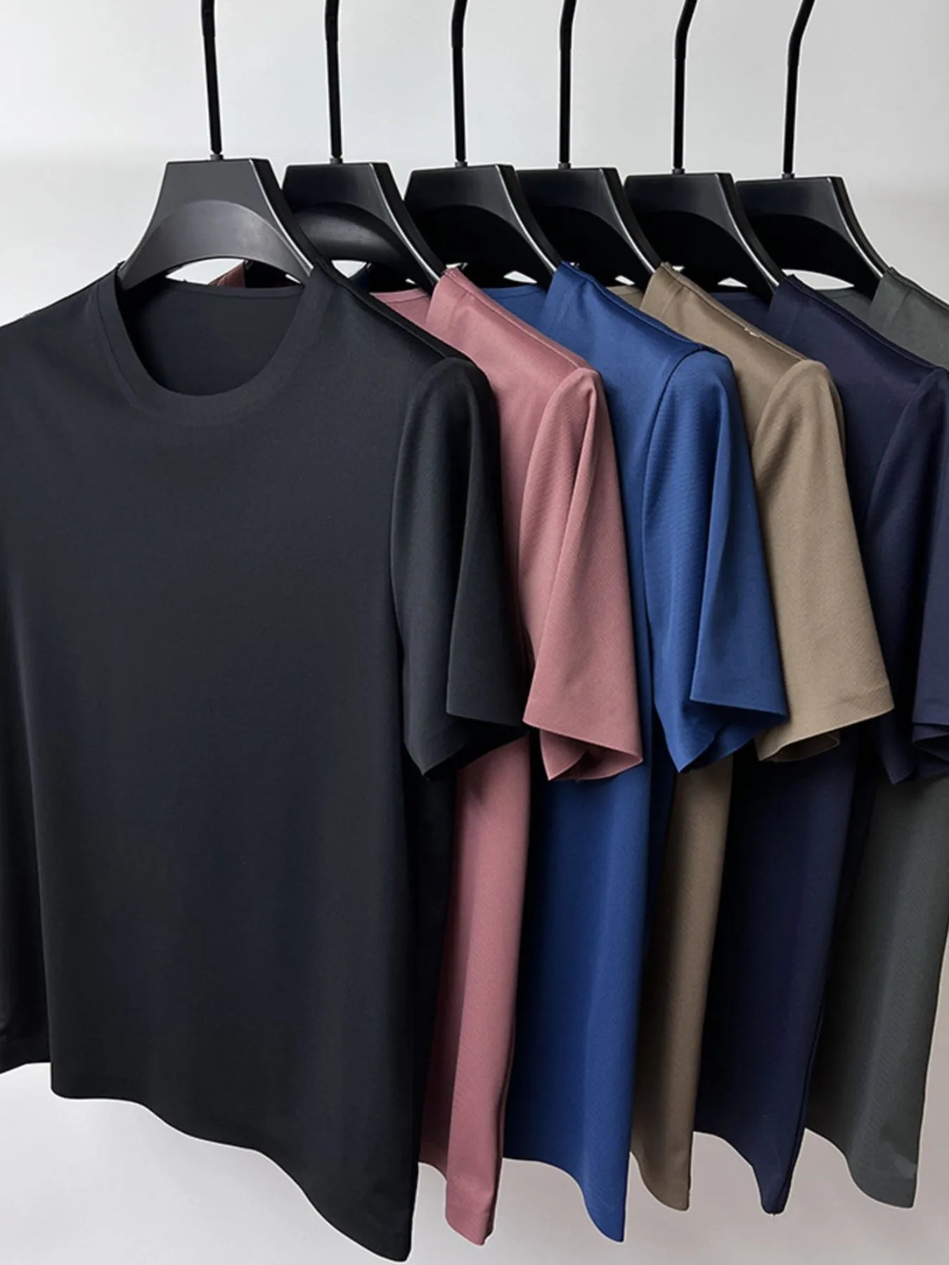Men's Plus Size Round Neck Short Sleeve T-Shirt