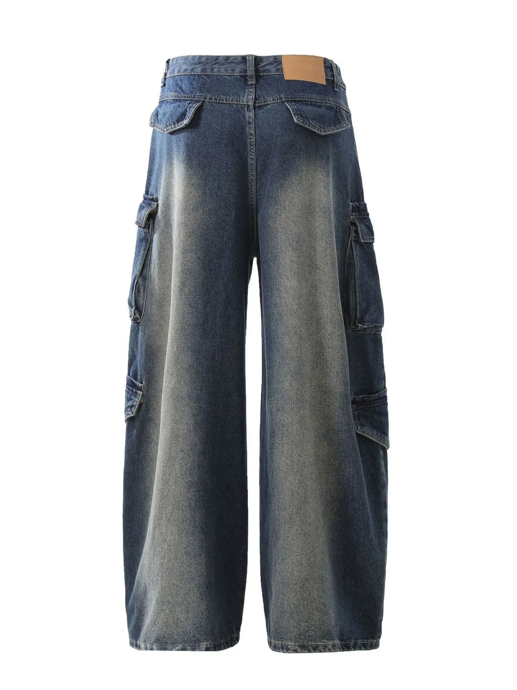 Men's Wide Leg Cargo Jeans